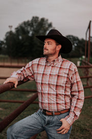 Men's Cinch Woven Plaid Button Shirt