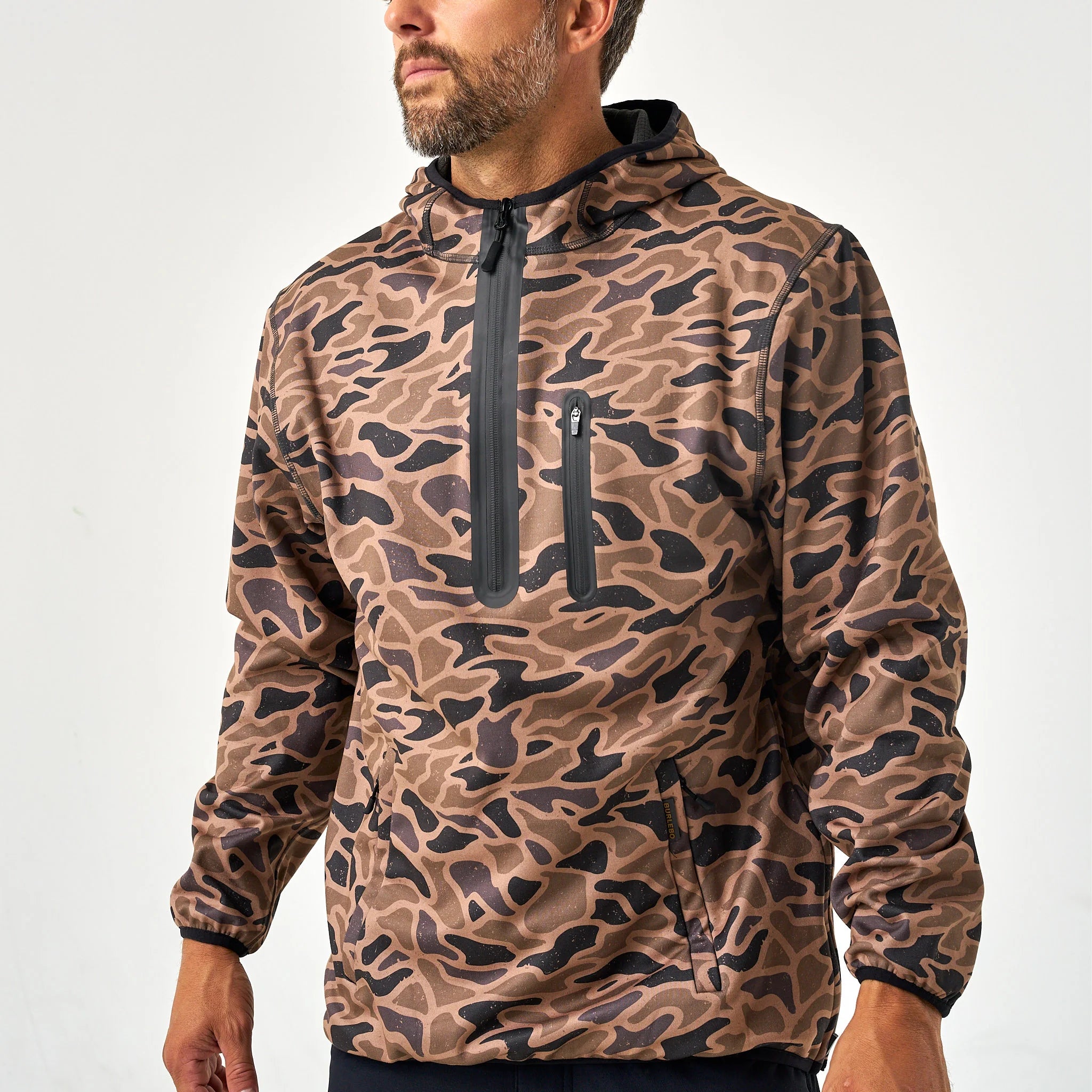 Men's Burlebo Duke Tech - Mid Layer - Gauge Camo