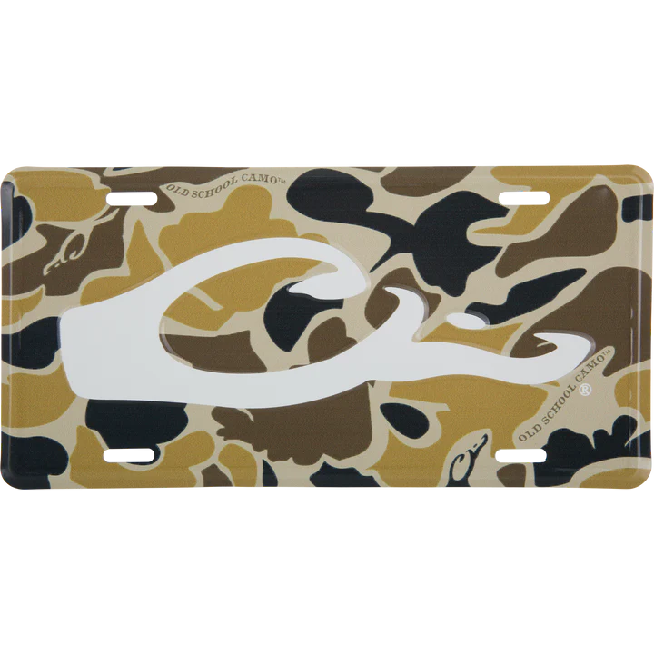 Drake Logo License Plate - Old School