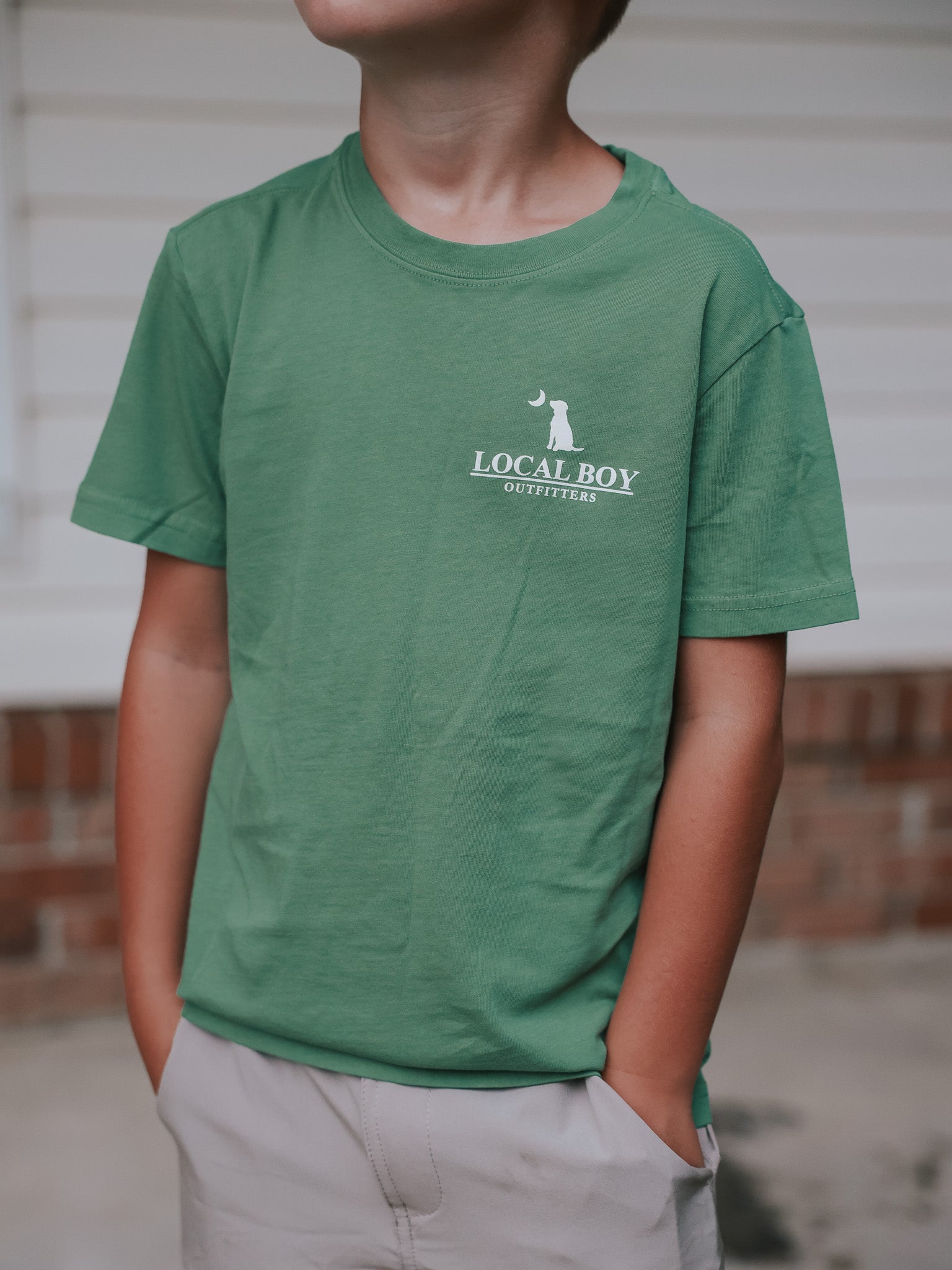 Local Boy Youth Brush Camo Mark T-Shirt