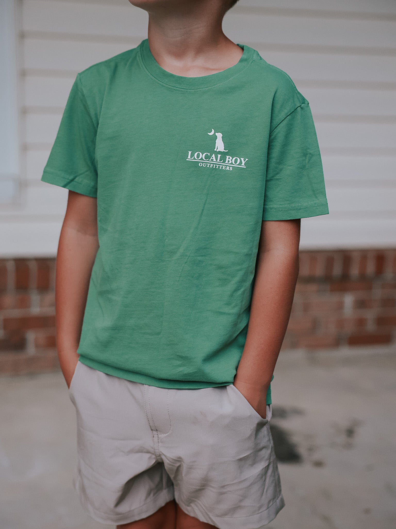Local Boy Youth Brush Camo Mark T-Shirt