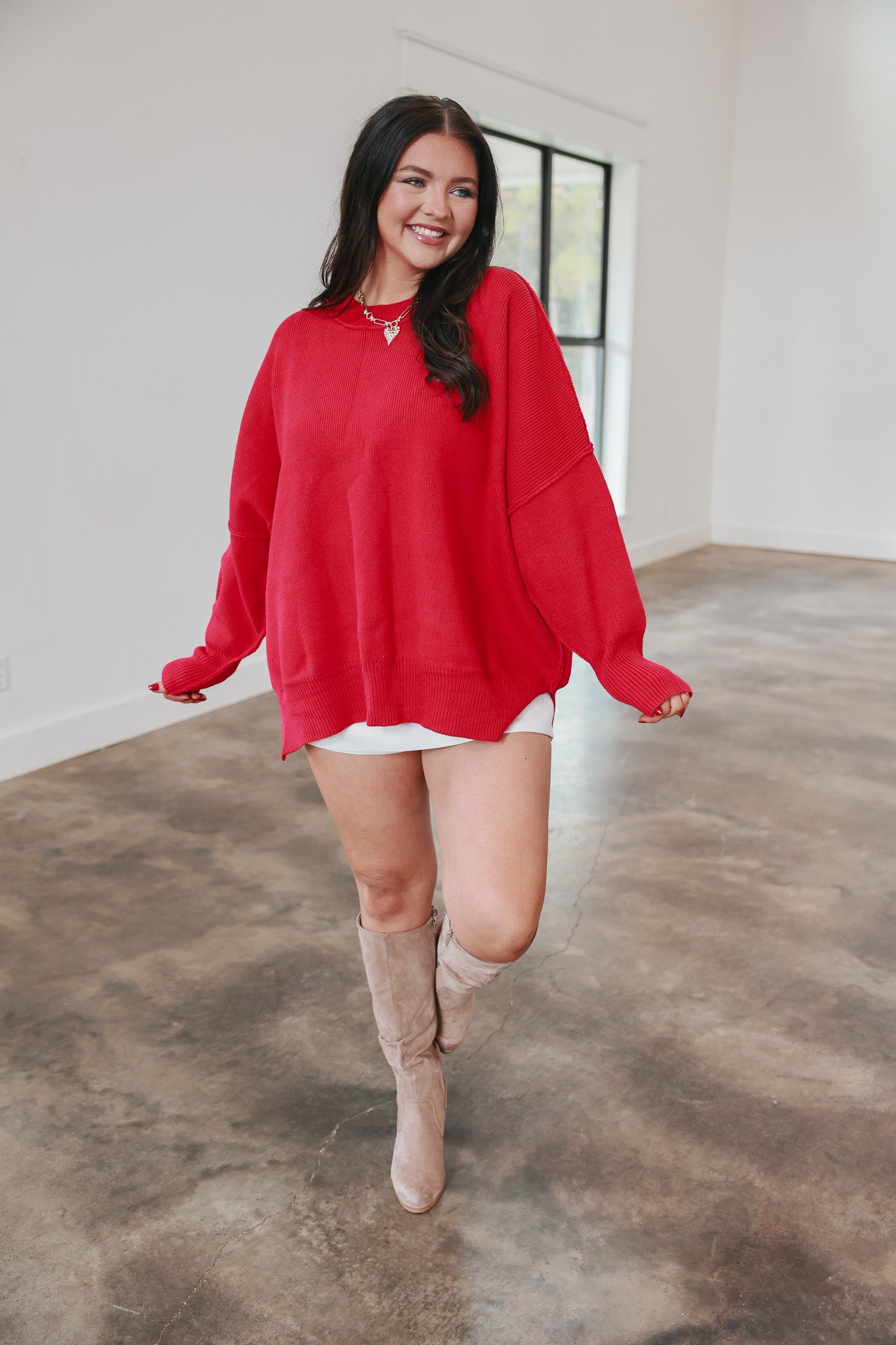 Holiday Cheer Red Sweater