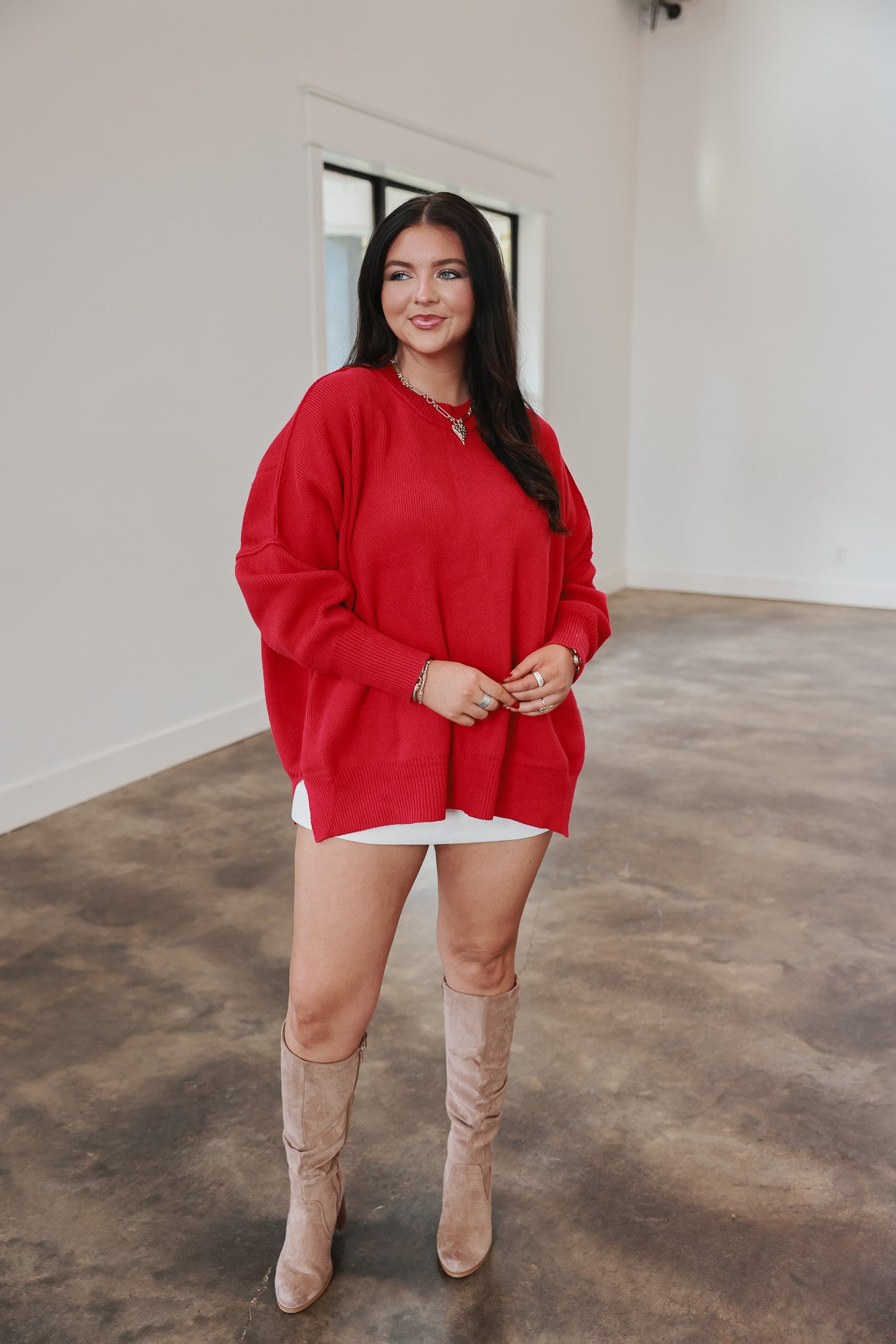 Holiday Cheer Red Sweater