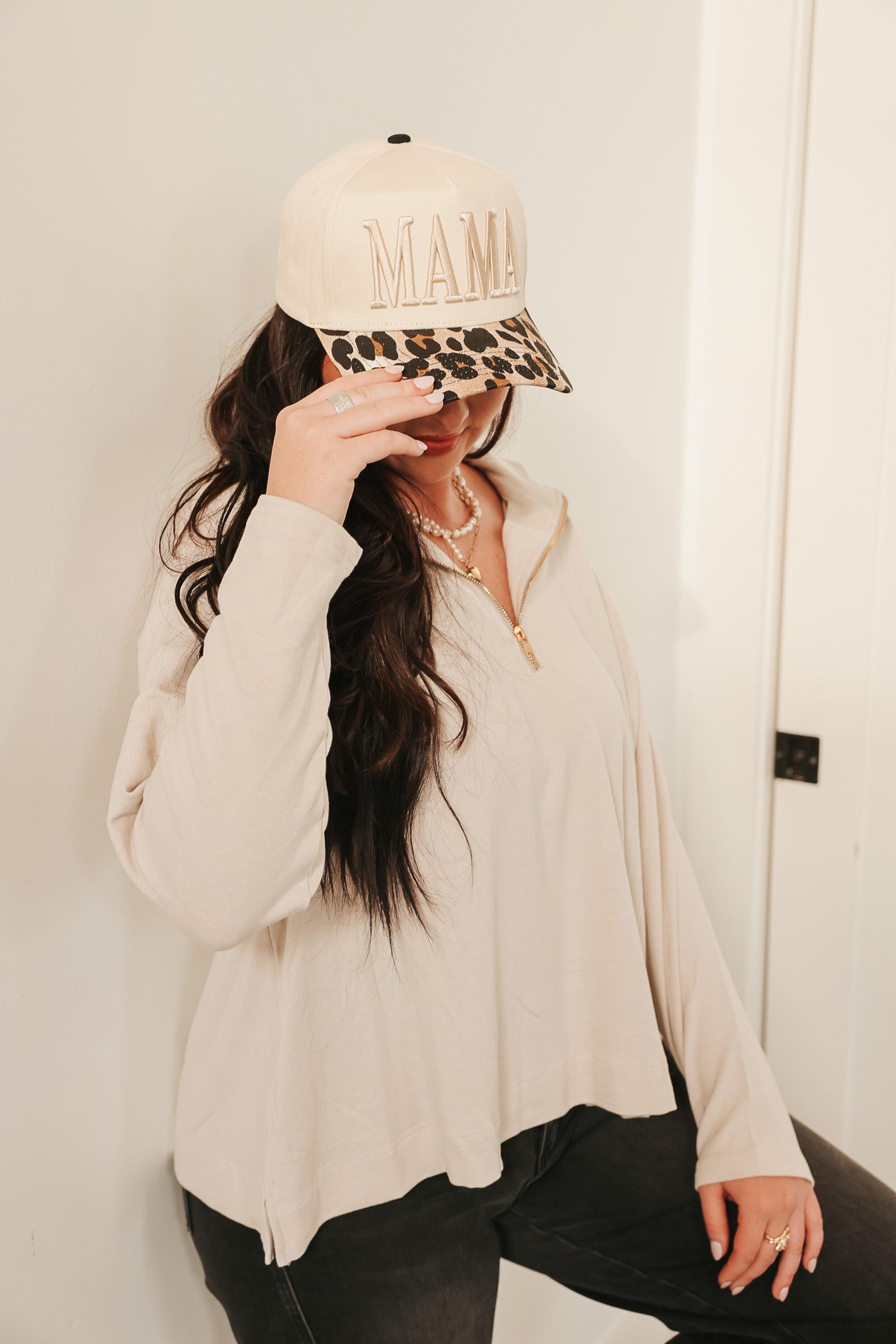 Mama Leopard Trucker Hat