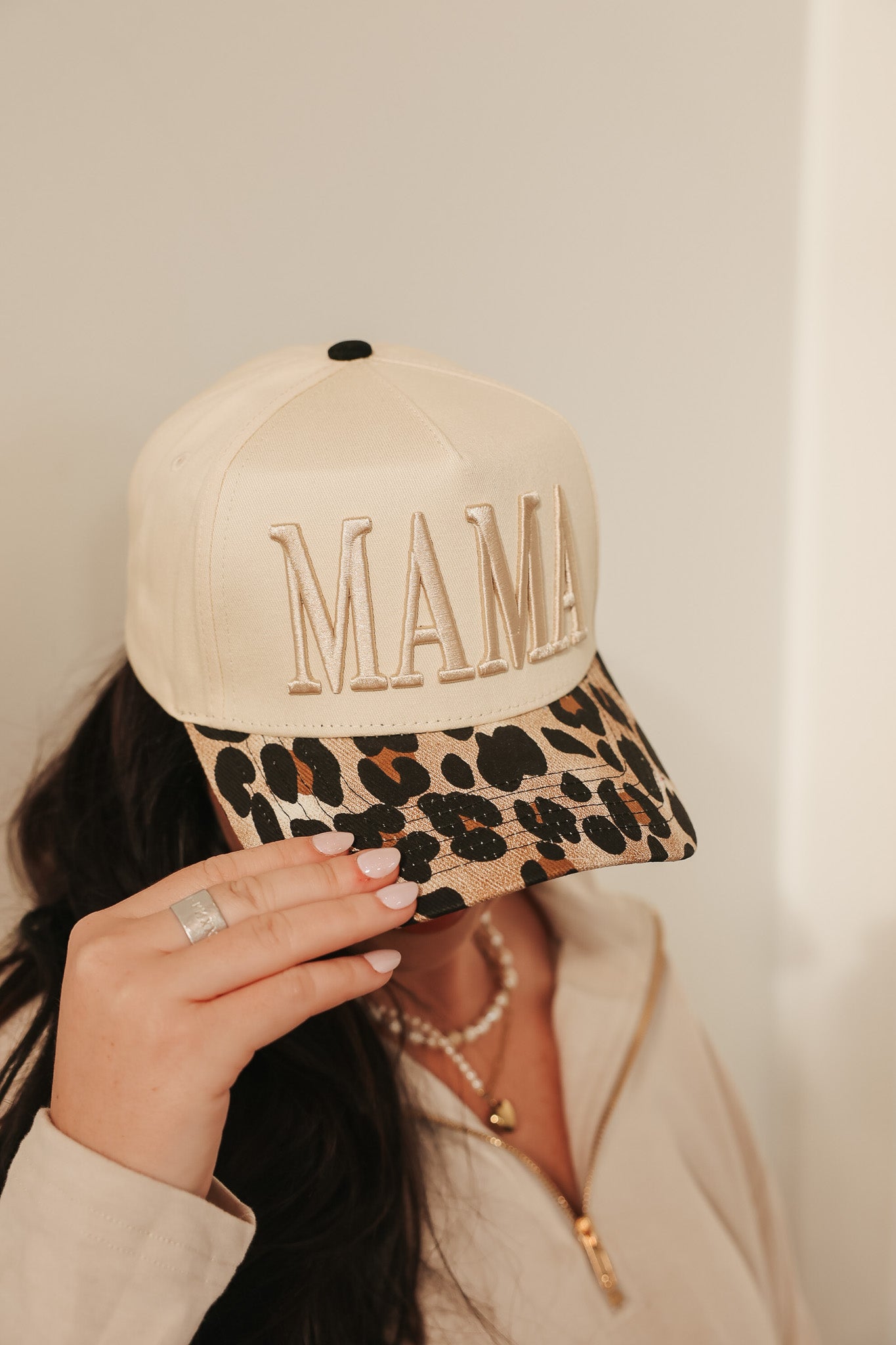 Mama Leopard Trucker Hat