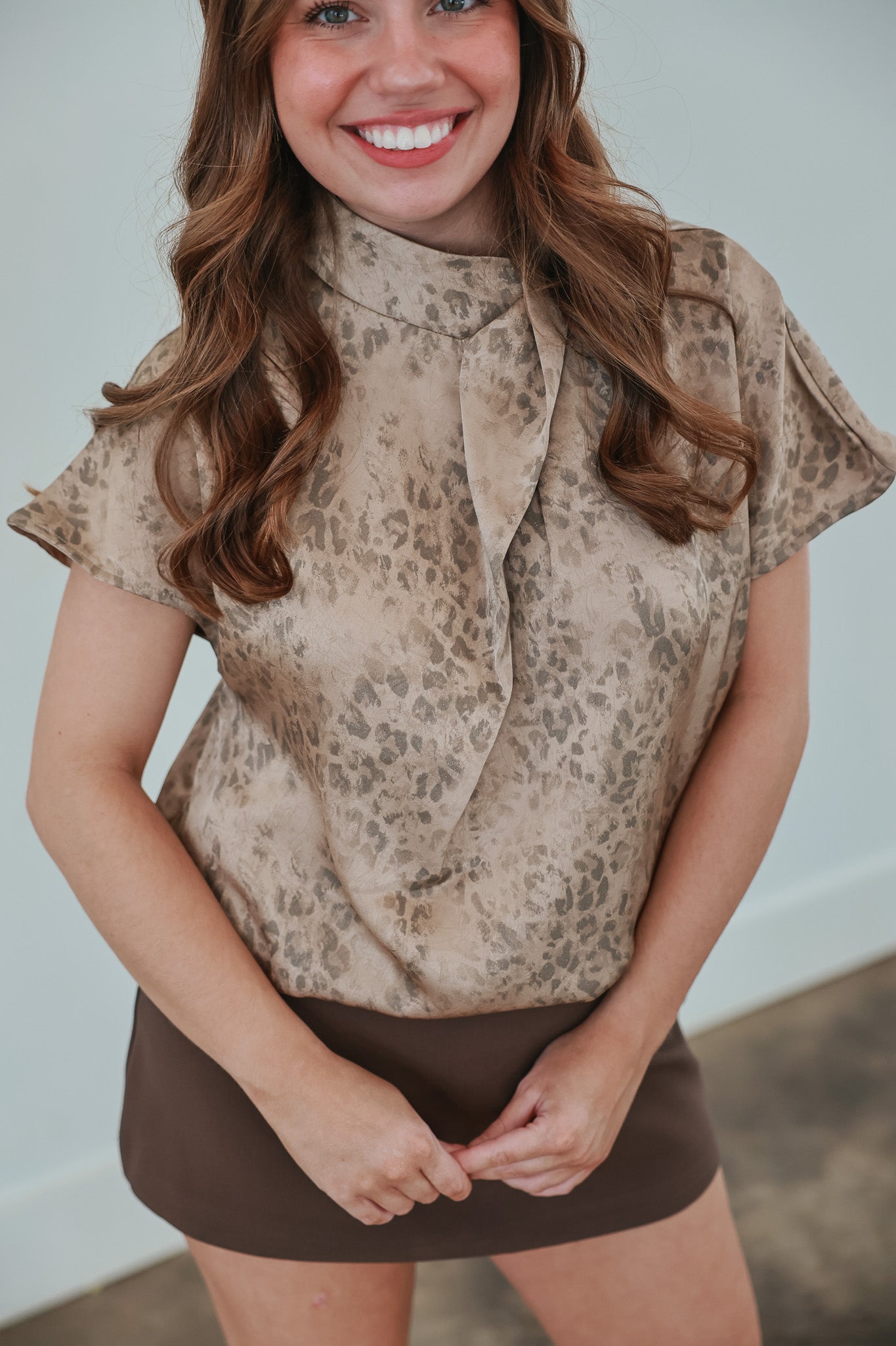 Luxe Lifestyle Taupe Top