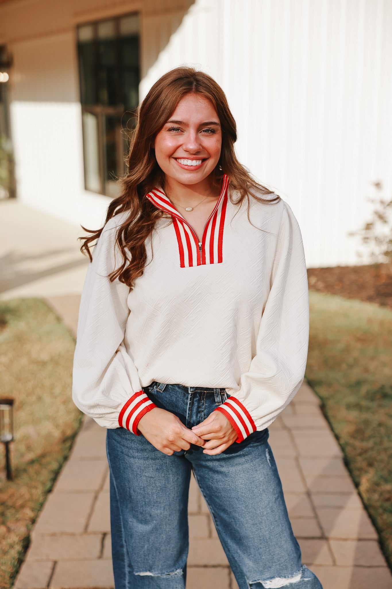 Day After Day Ivory Pullover