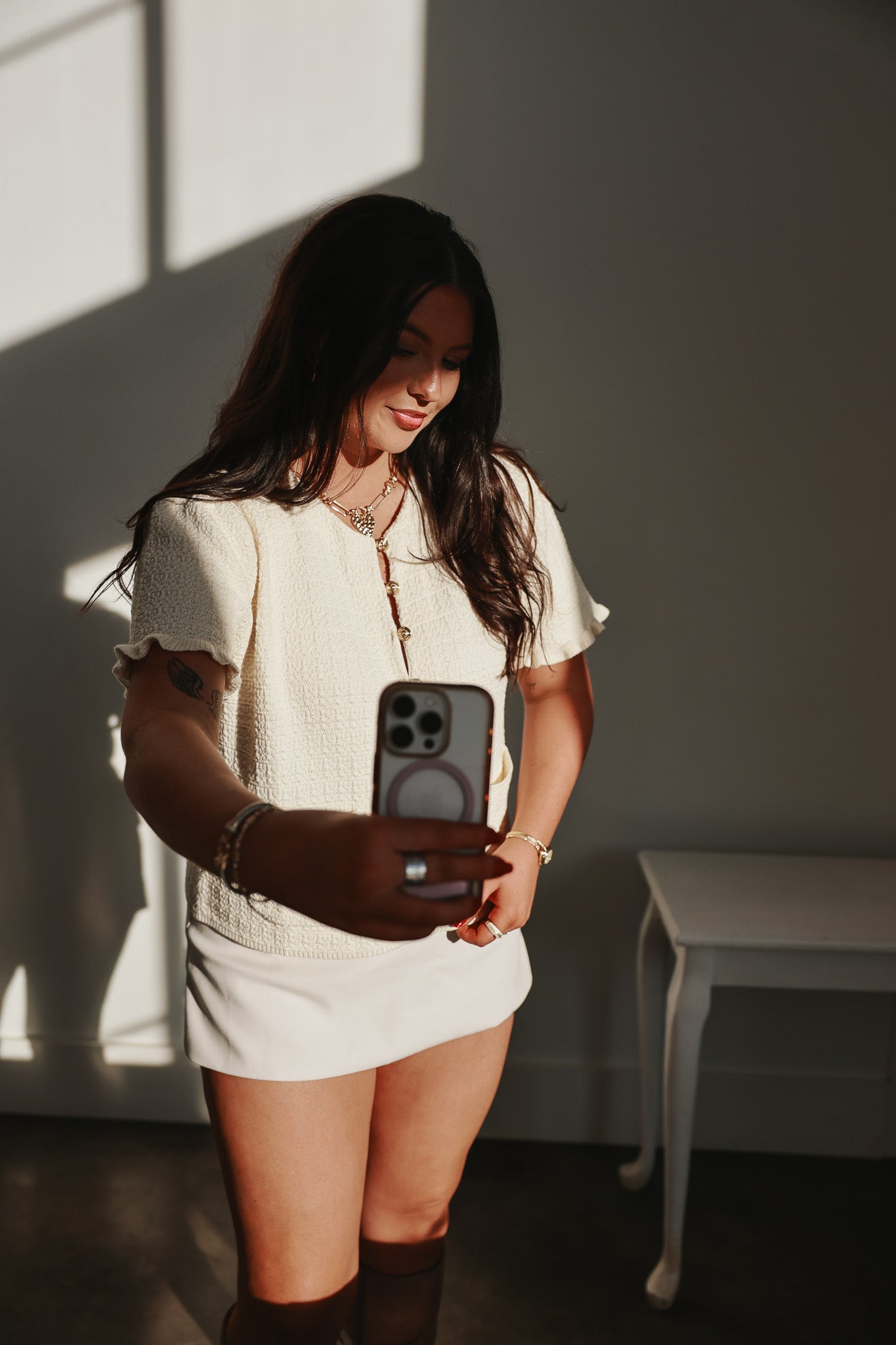 Upper Class Cream Top