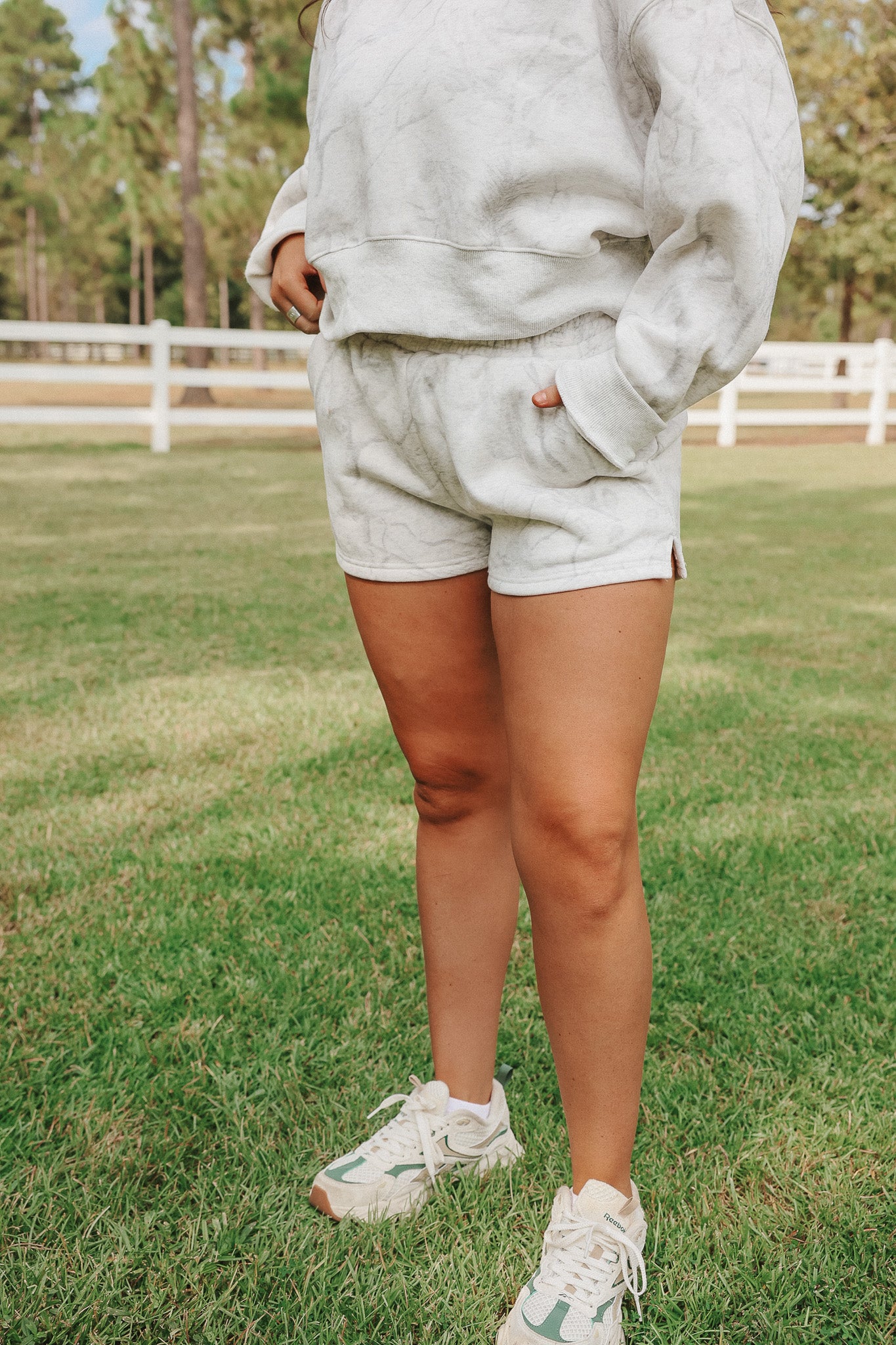 Leaf Ice Camo Sweat Shorts