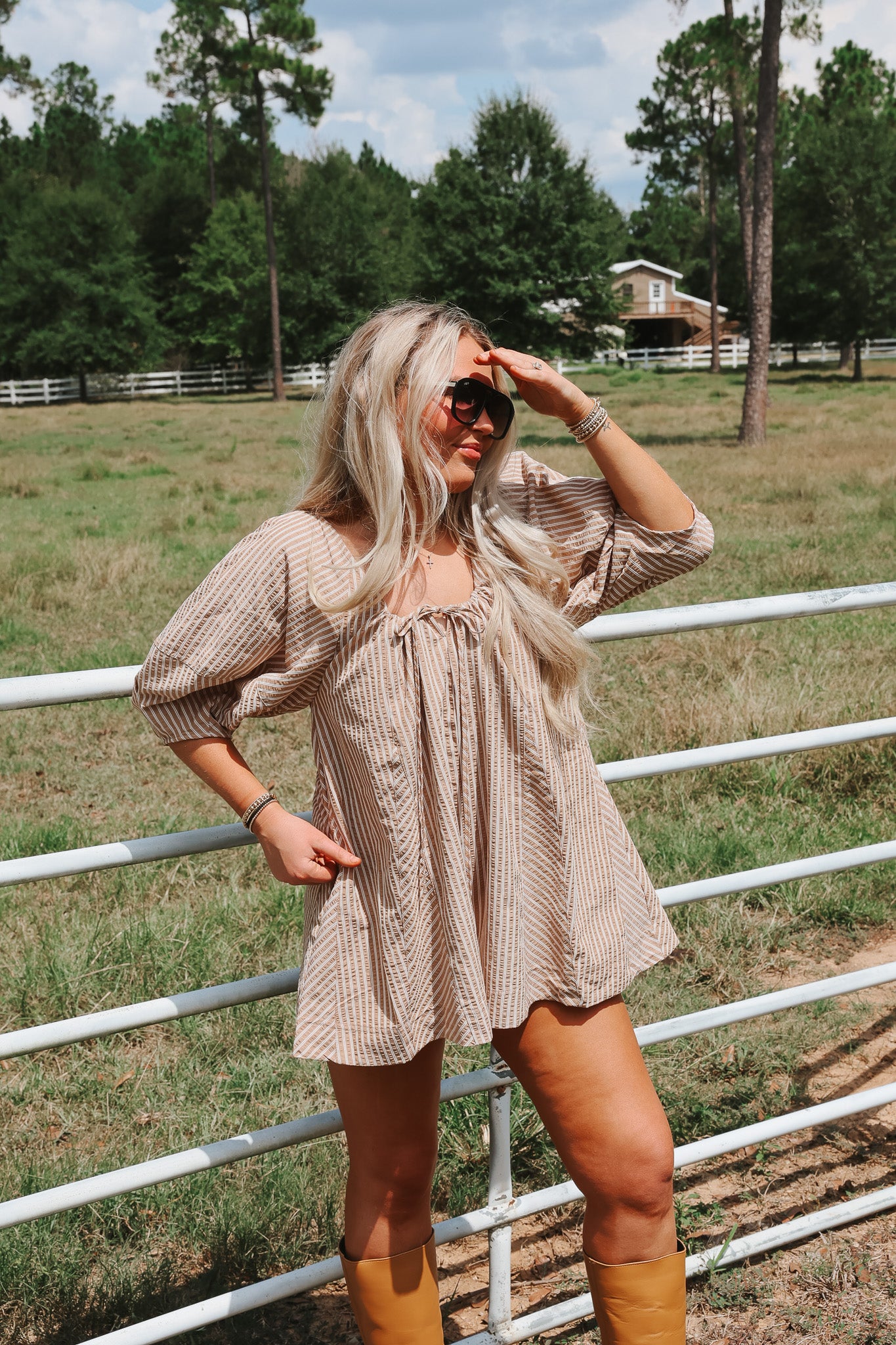 Classic Charm Taupe Romper