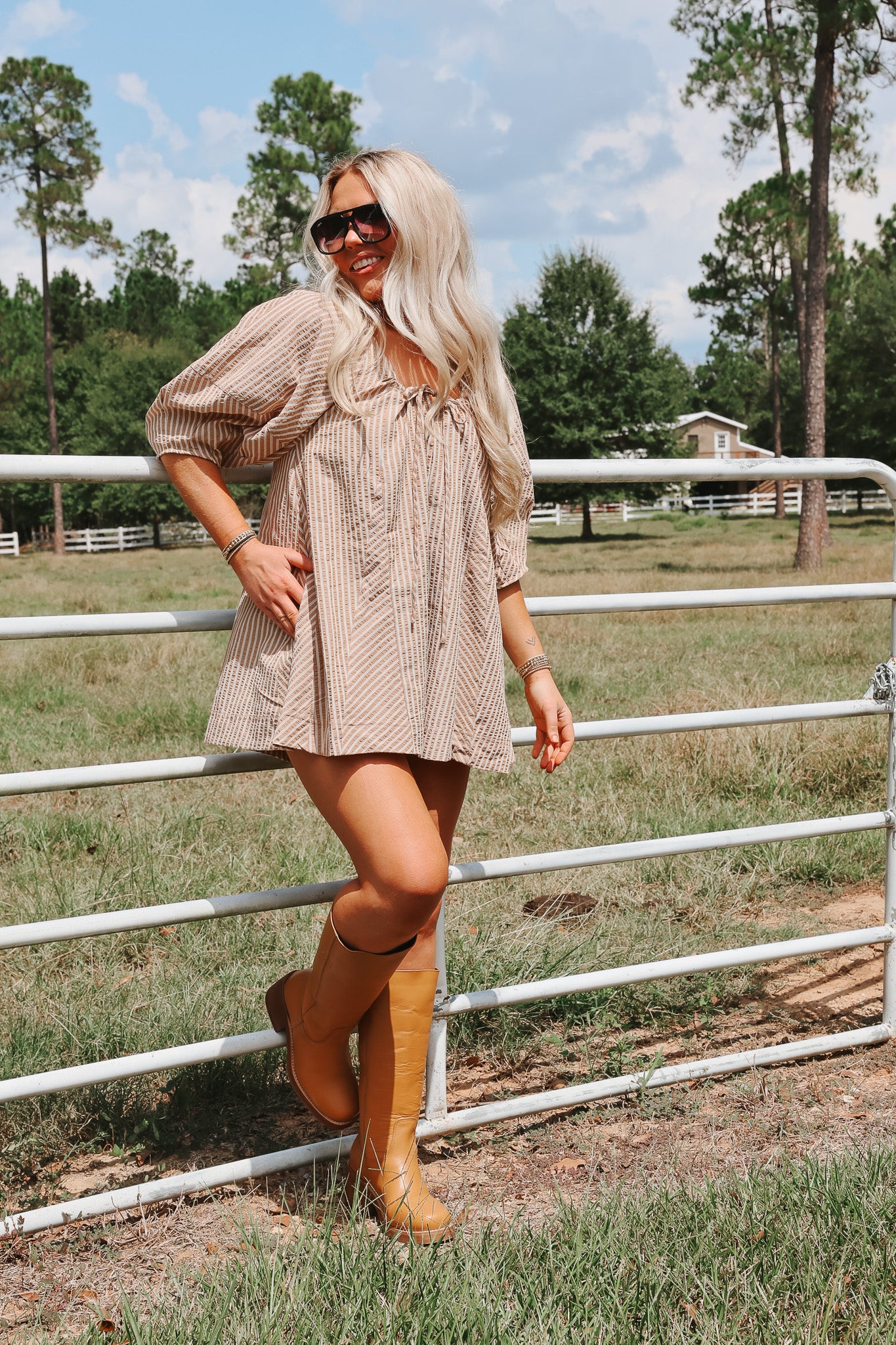 Classic Charm Taupe Romper