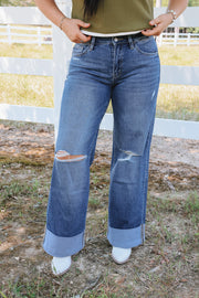The Lyla High Rise Wide Leg Jeans