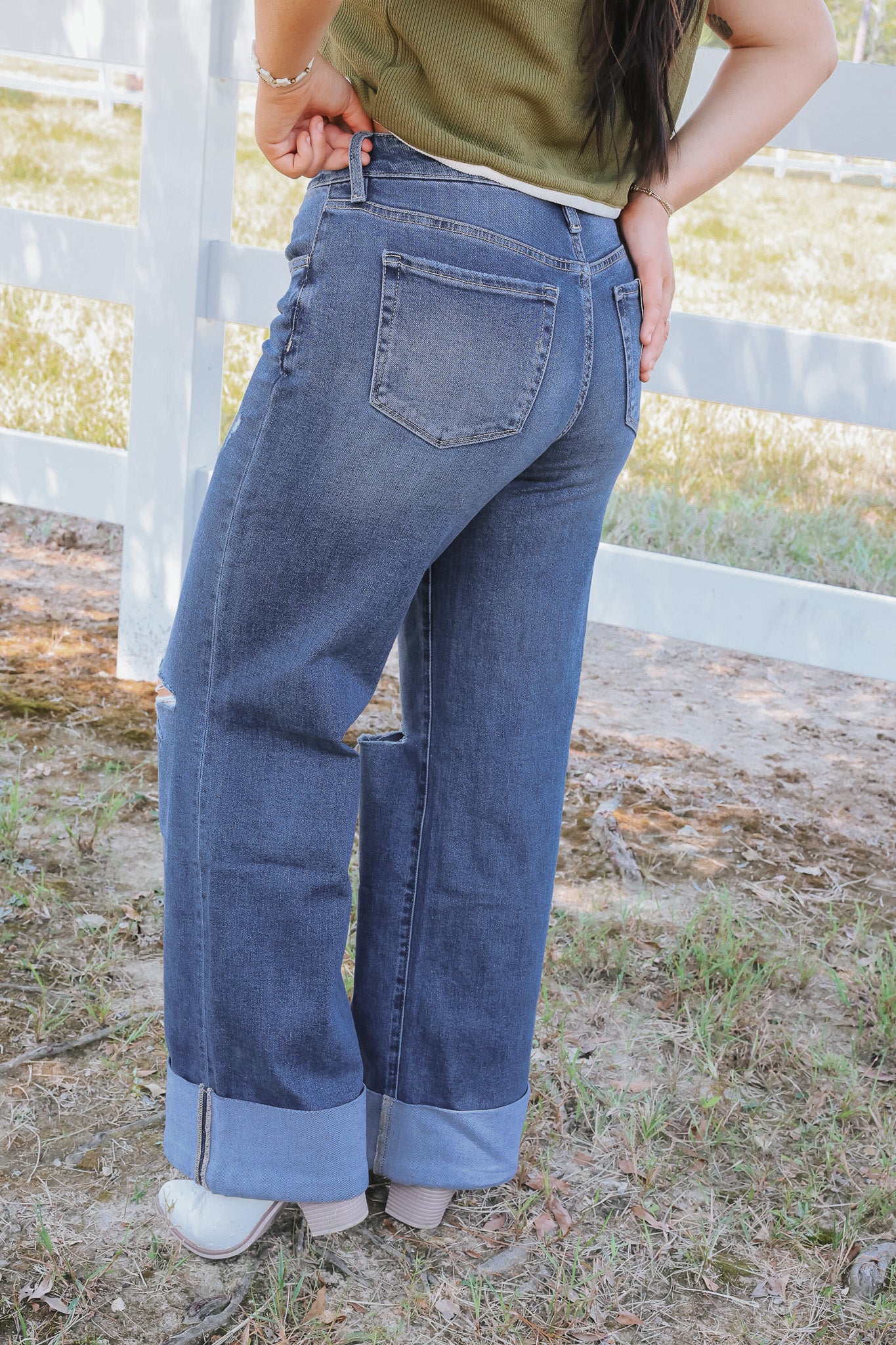 The Lyla High Rise Wide Leg Jeans