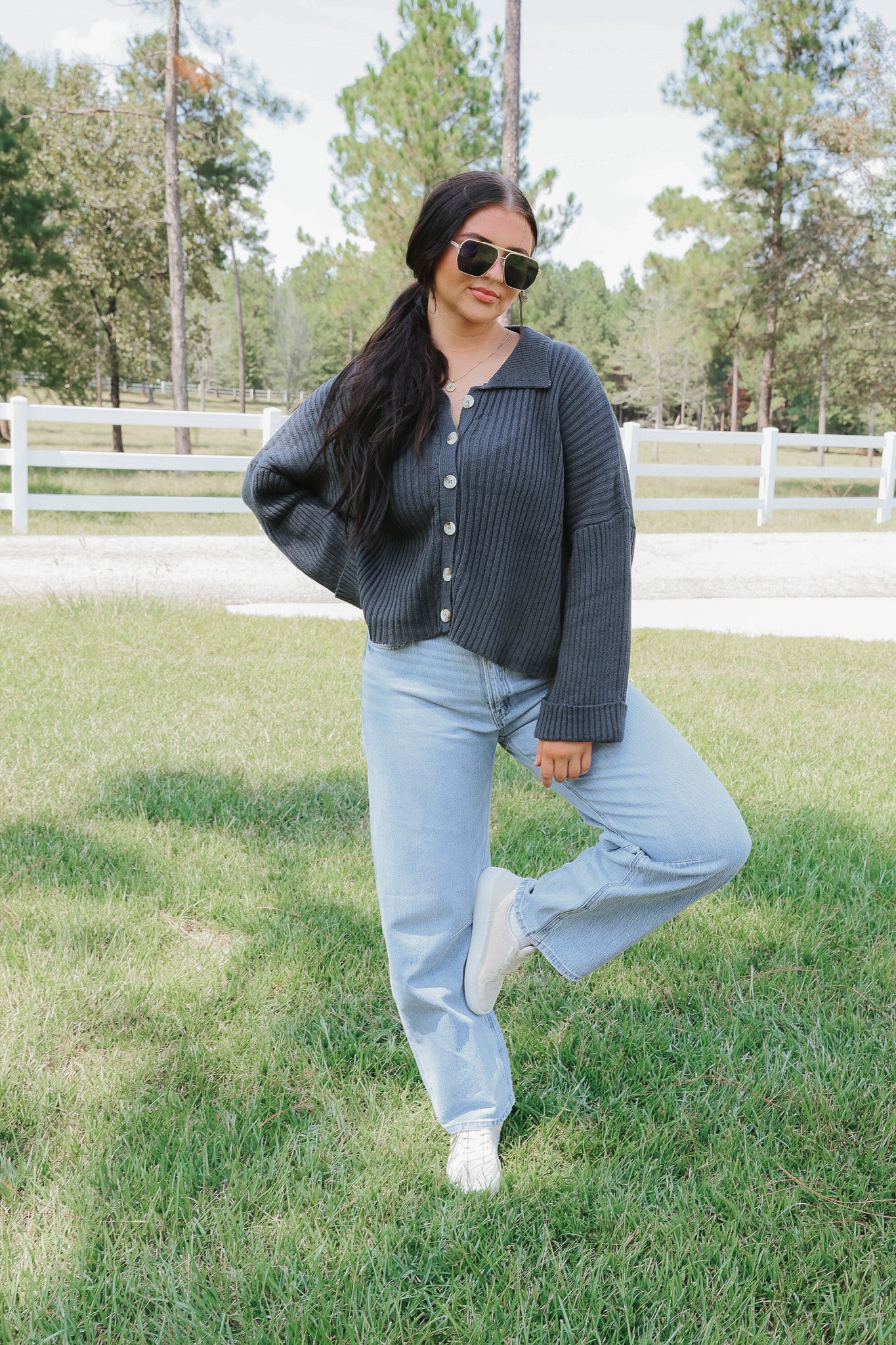 Still The One Navy Sweater