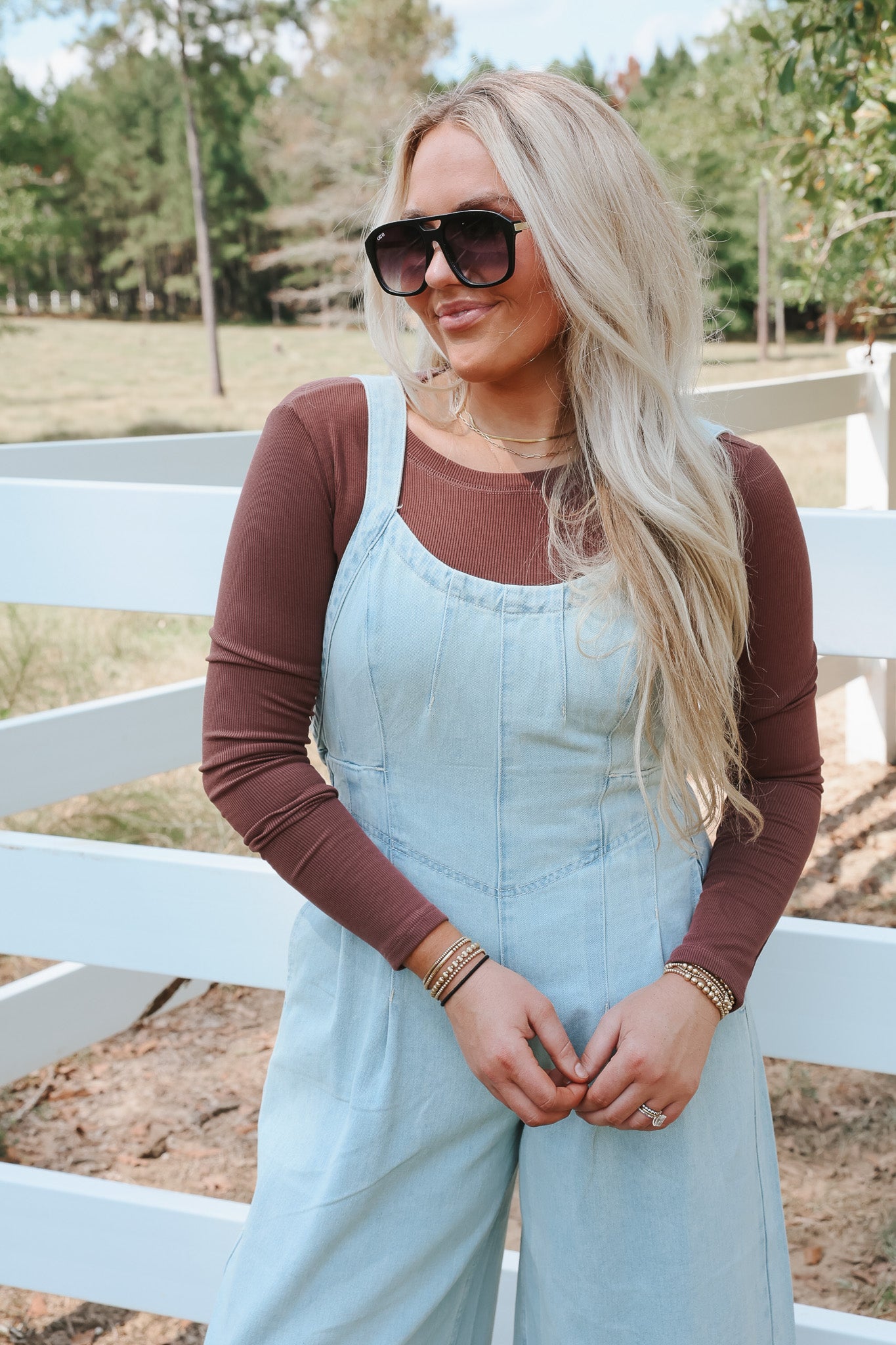 Better Days Espresso Ribbed Knit Top