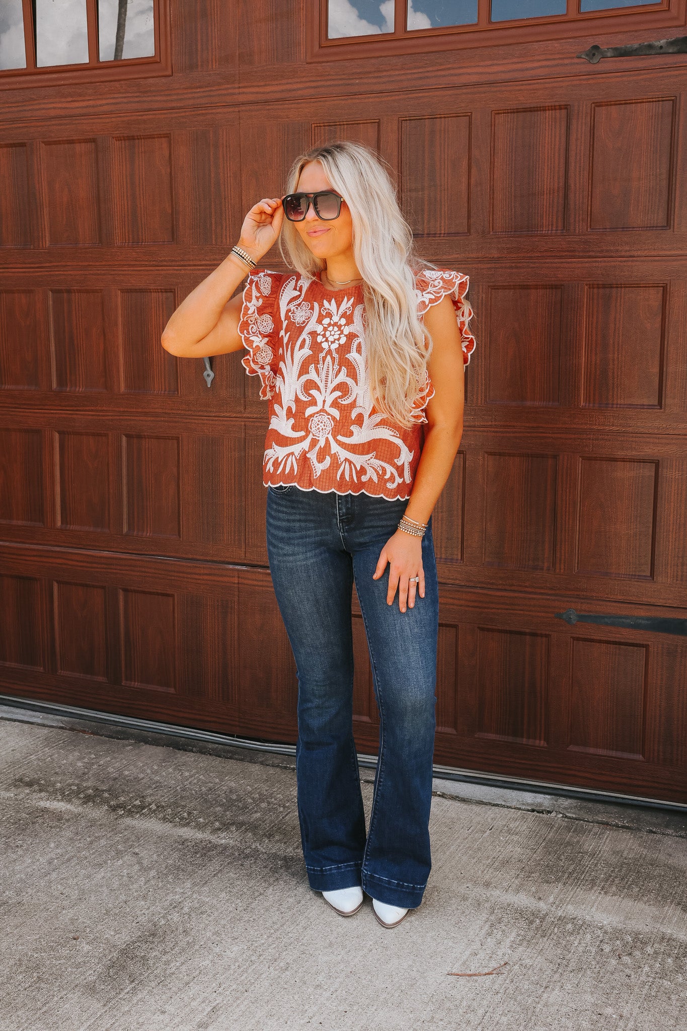 The Ava Mid Rise Flare Jeans
