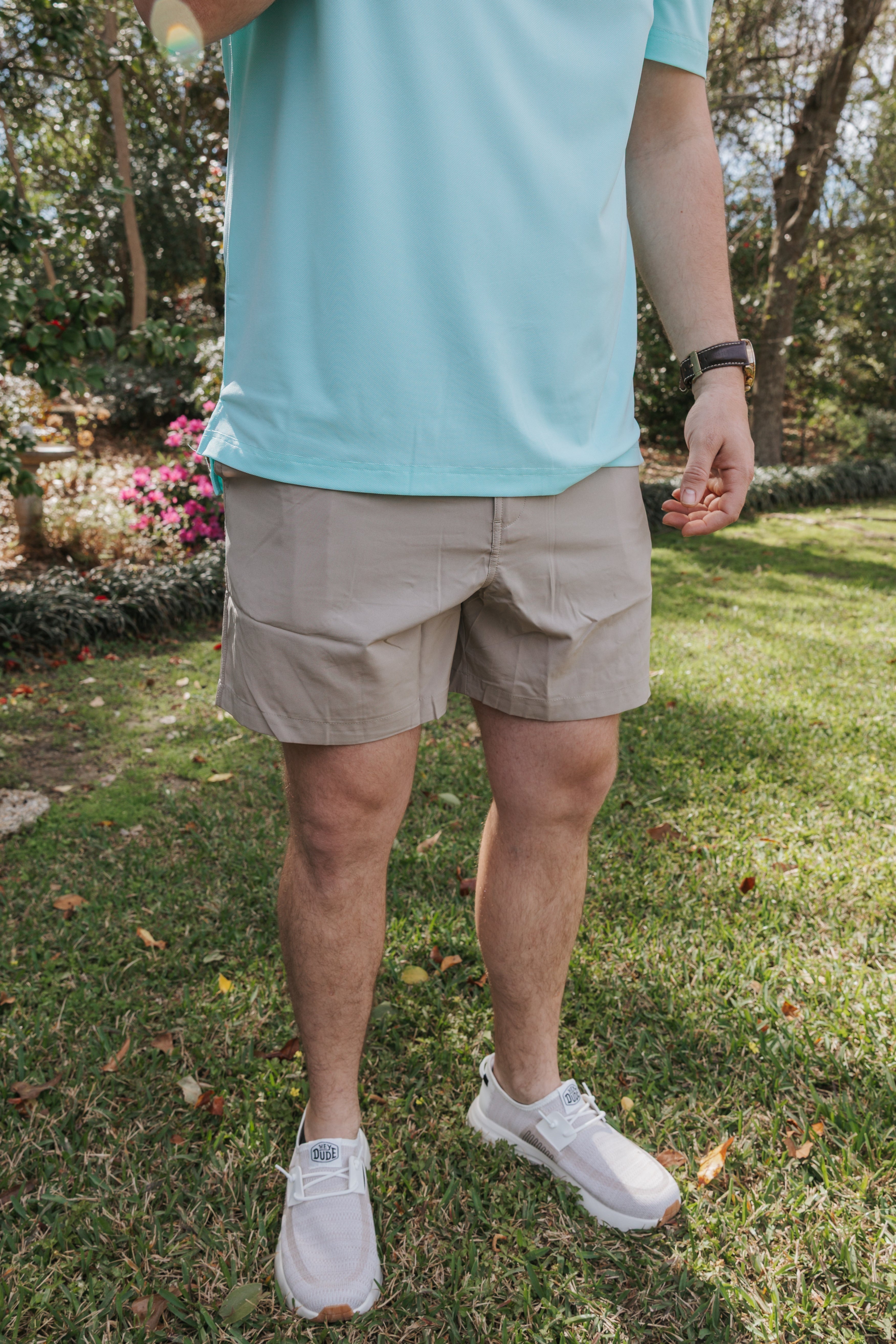 Men's Burlebo 5.5" Everyday Short - Cobblestone Khaki - Duck Hunt Pocket