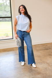 The Rebel Tummy Control Wide Leg Jeans