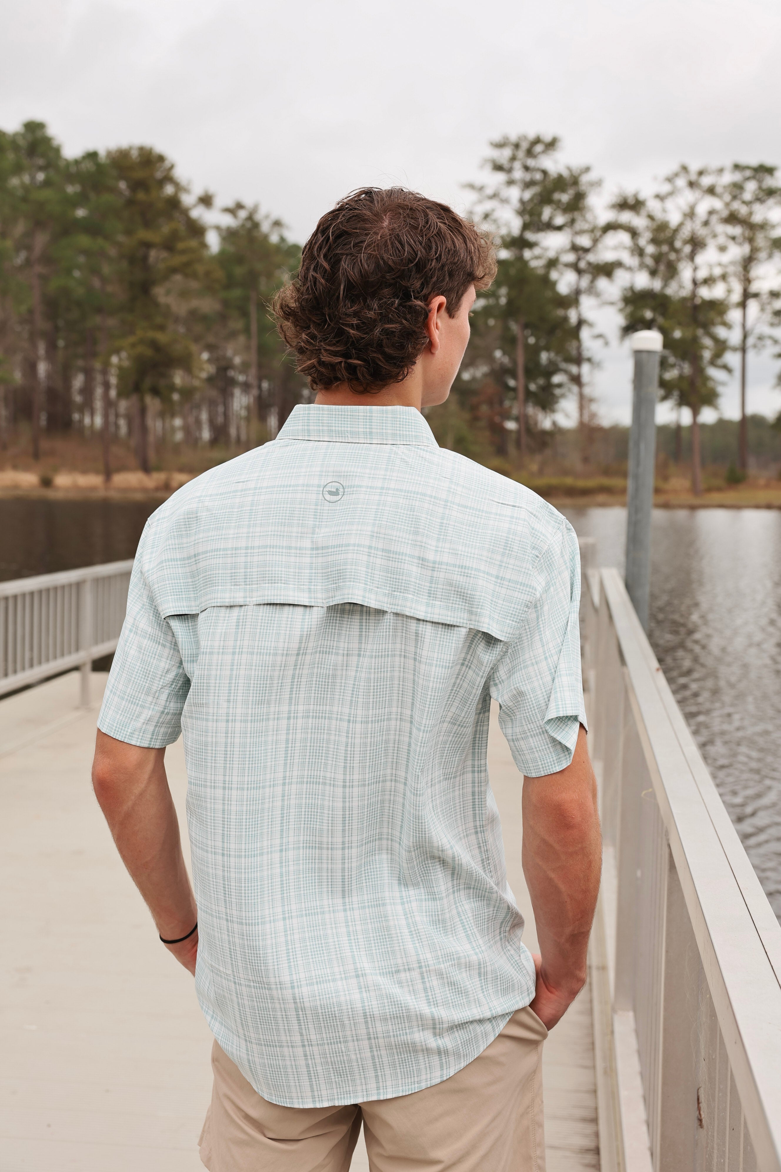 Southern Marsh Quattro Mar Performance Shirt in Burnt Sage