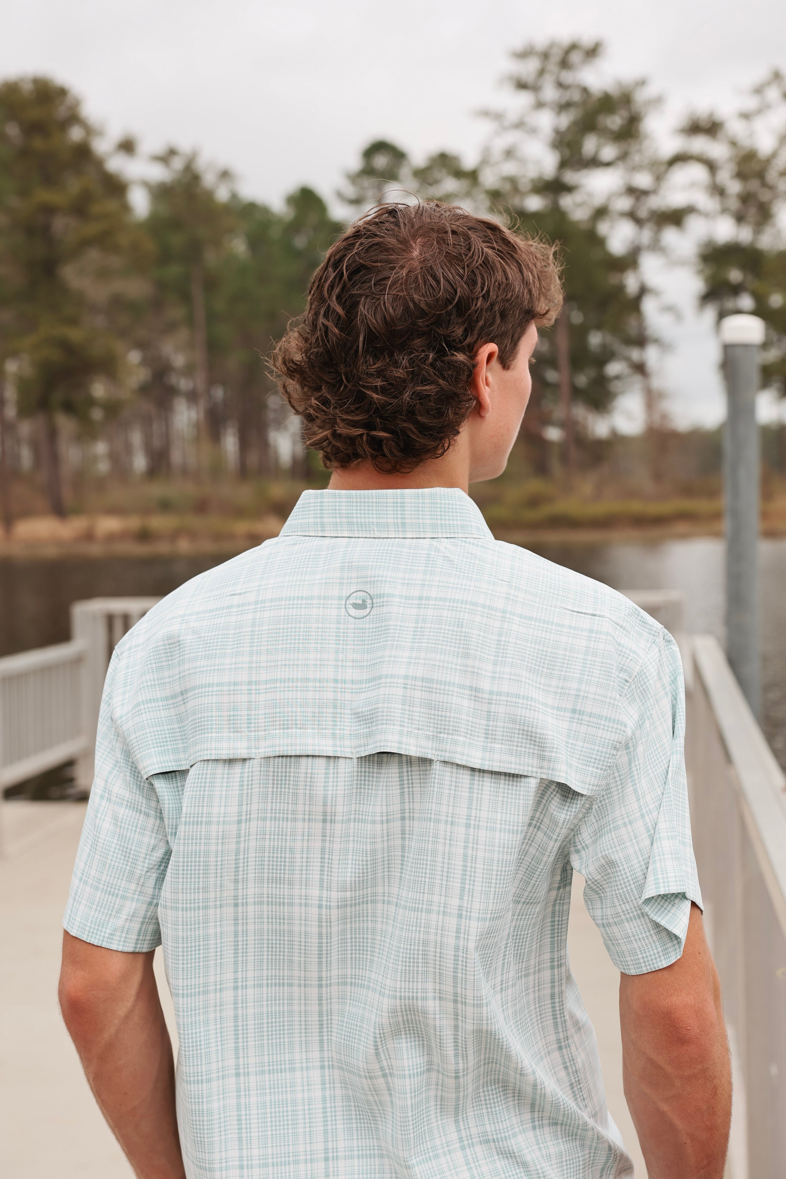 Southern Marsh Quattro Mar Performance Shirt in Burnt Sage