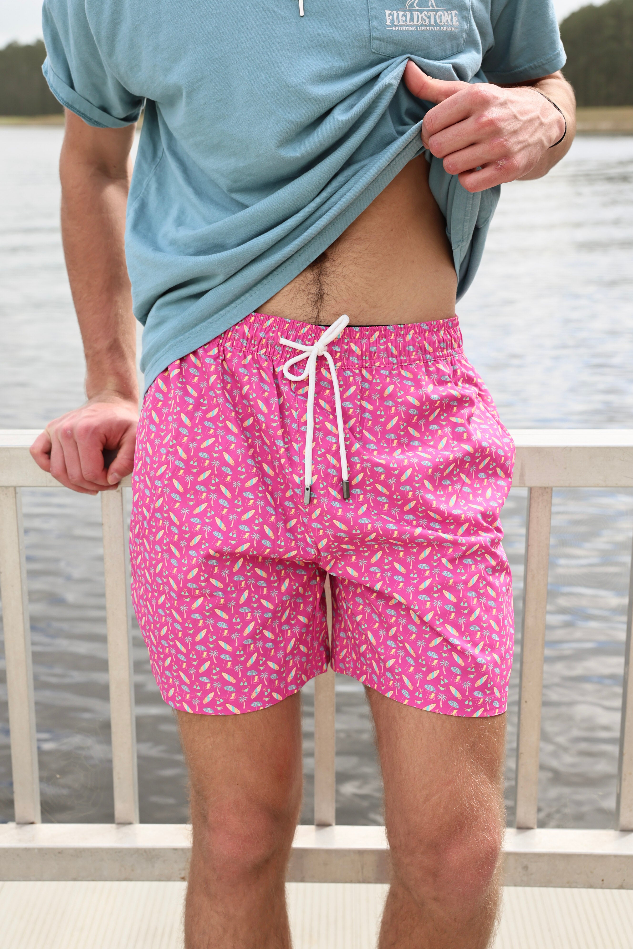 Southern Marsh Men's Harbor Lined Trunk - Beach Vibes