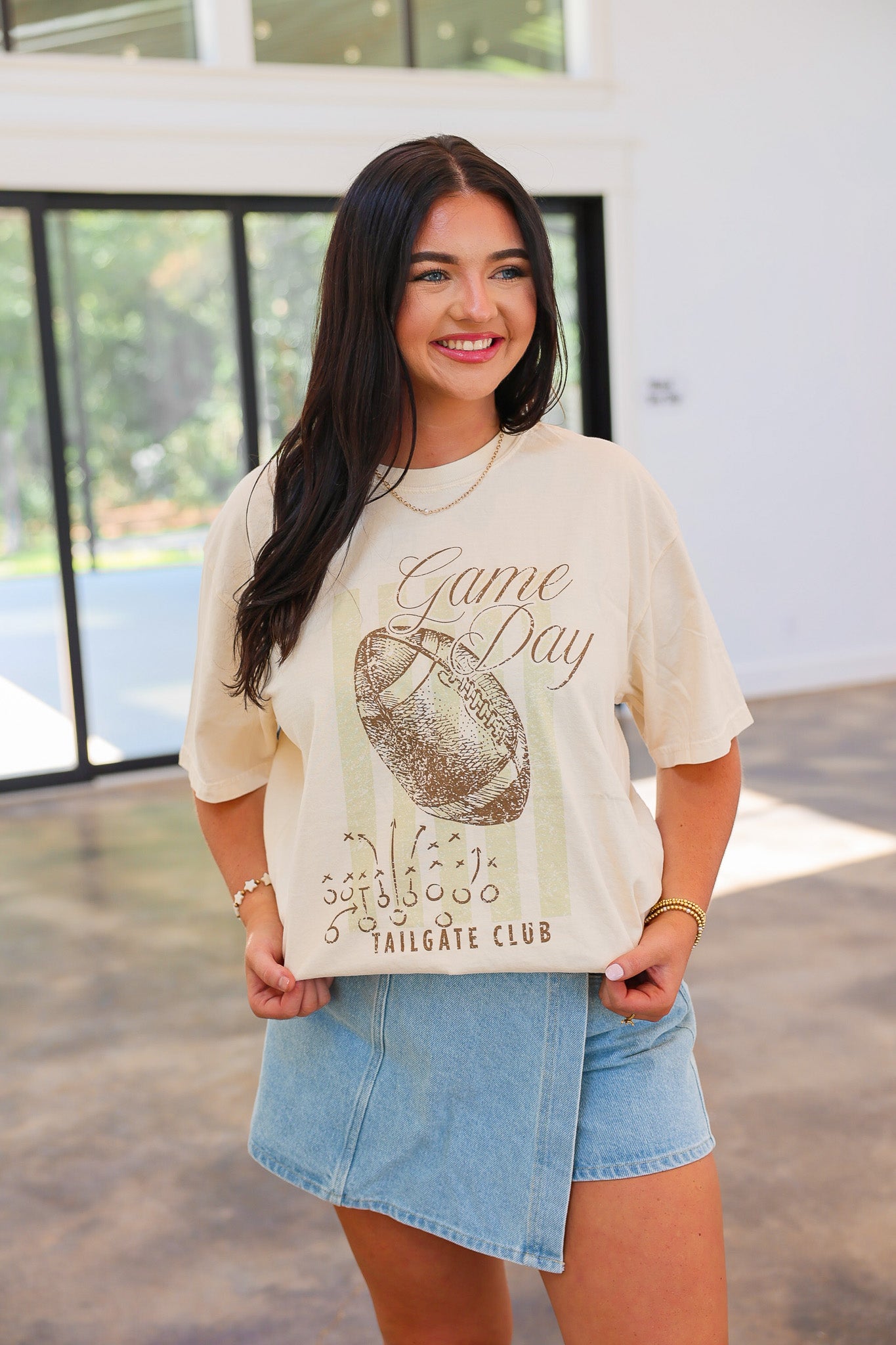 Game Day Plays Ivory Tee