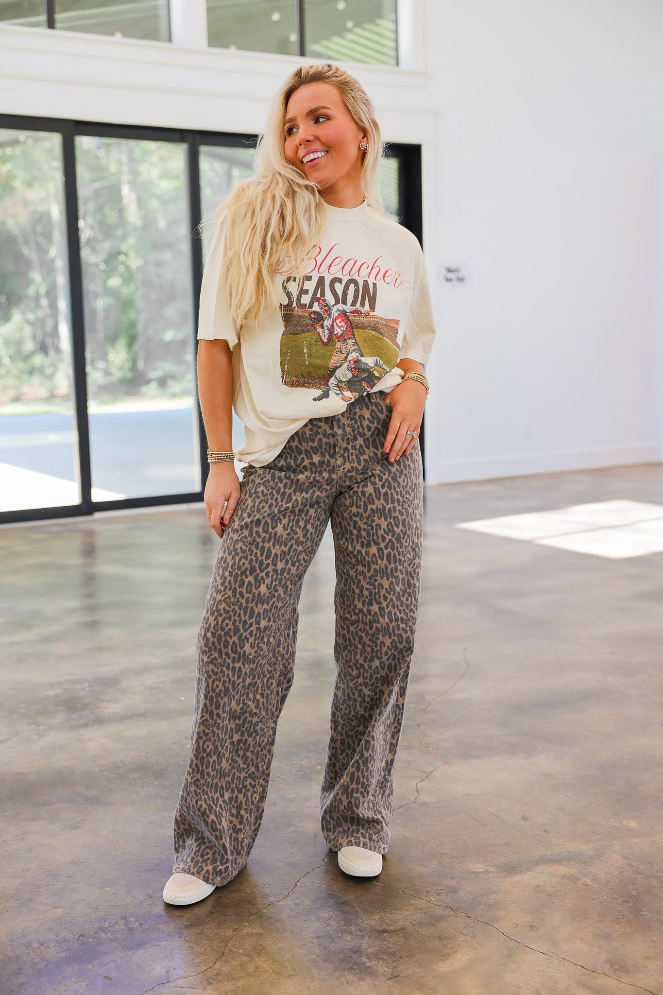 Bleacher Season Ivory Tee