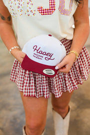 Hooey "OG" White/Maroon Cap