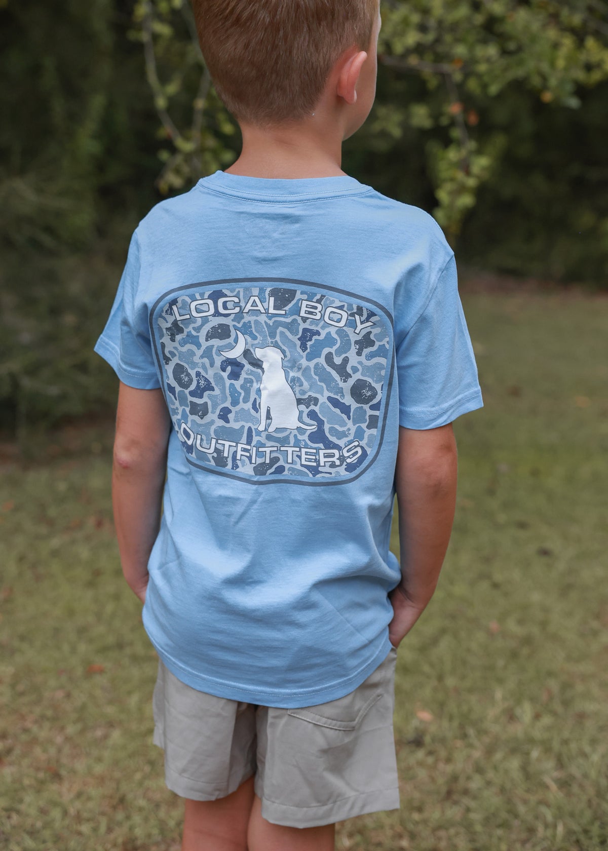 Youth Local Boy Distressed LCF Cobalt Patch T-Shirt