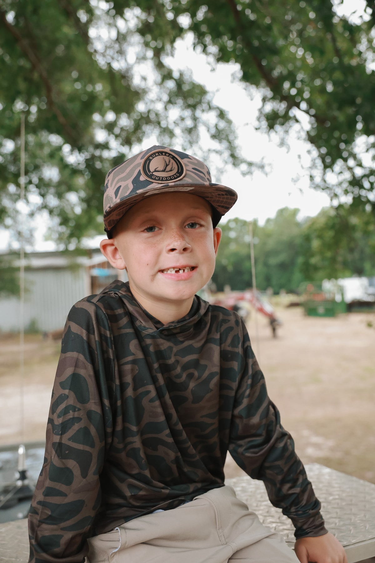 Burlebo | Toddler & Youth Performance Hoodie - Bendita Camo