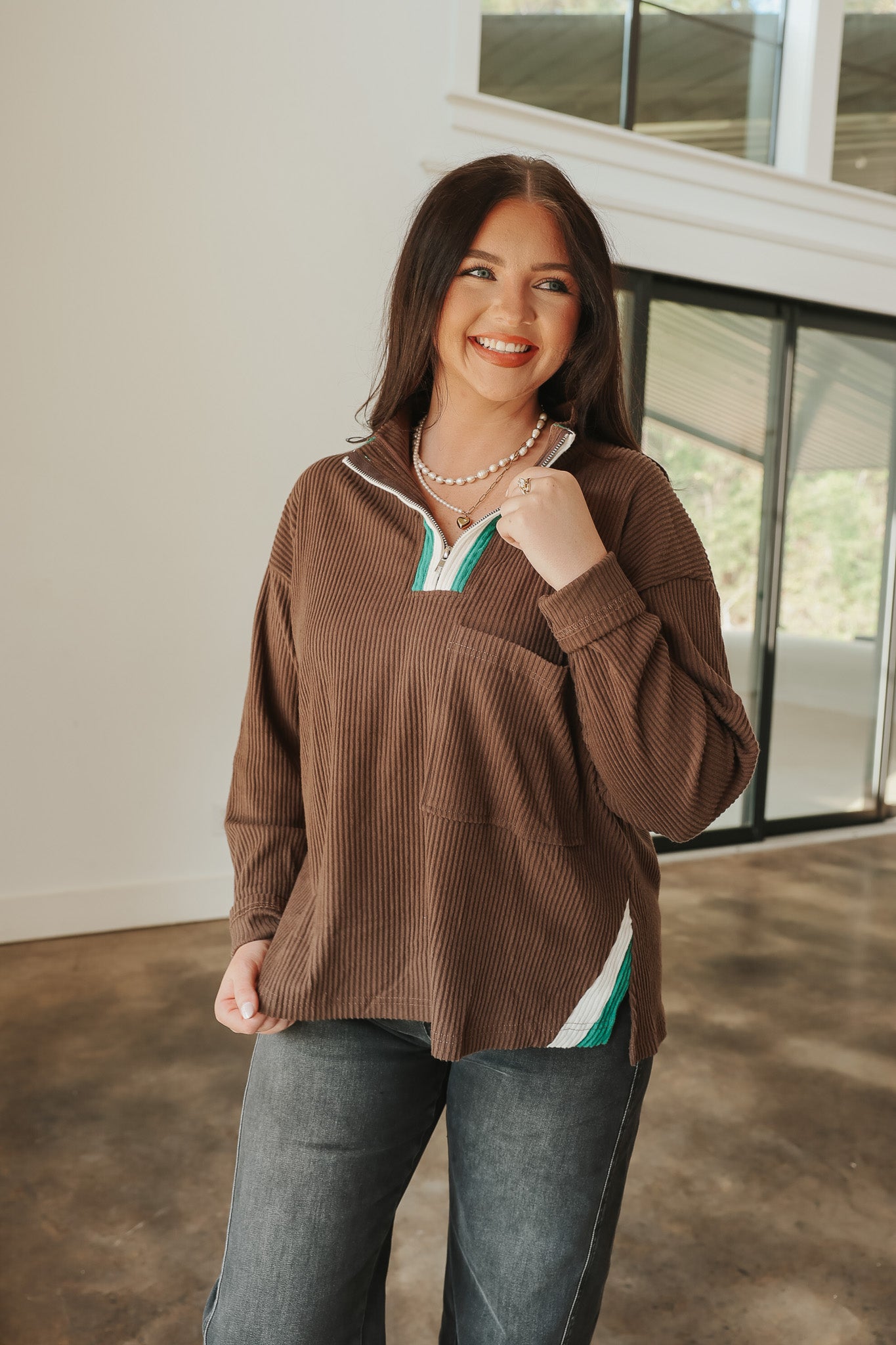 Make A Move Chocolate Pullover