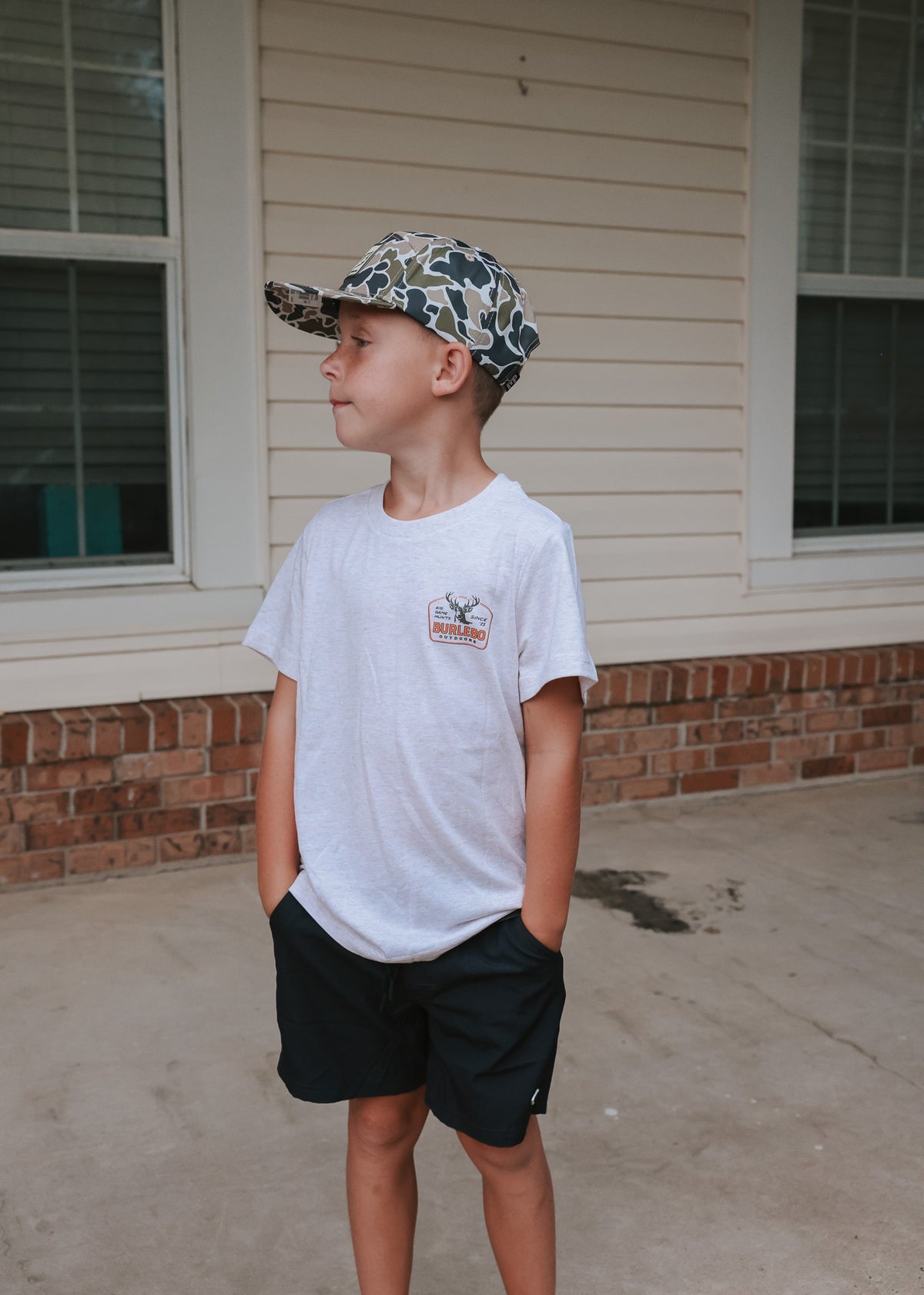 Burlebo | Toddler & Youth Big Game Hunts T-Shirt - Oatmeal