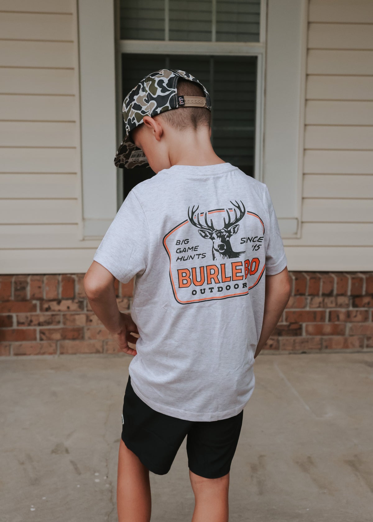 Burlebo | Toddler & Youth Big Game Hunts T-Shirt - Oatmeal
