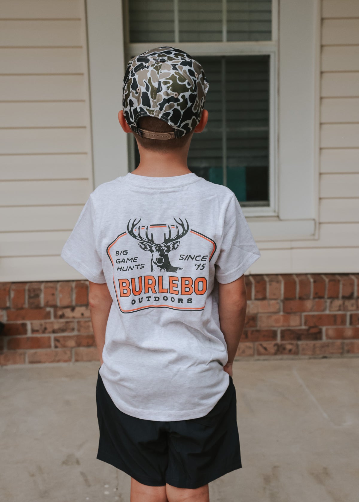 Burlebo | Toddler & Youth Big Game Hunts T-Shirt - Oatmeal