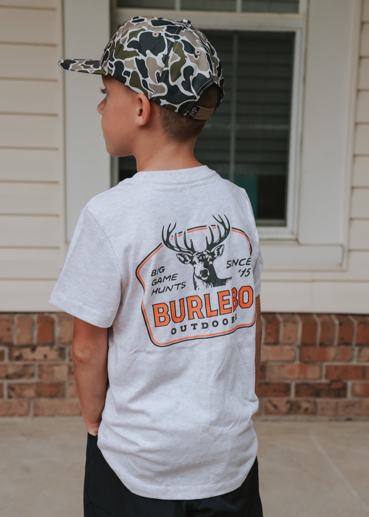 Burlebo | Toddler & Youth Big Game Hunts T-Shirt - Oatmeal