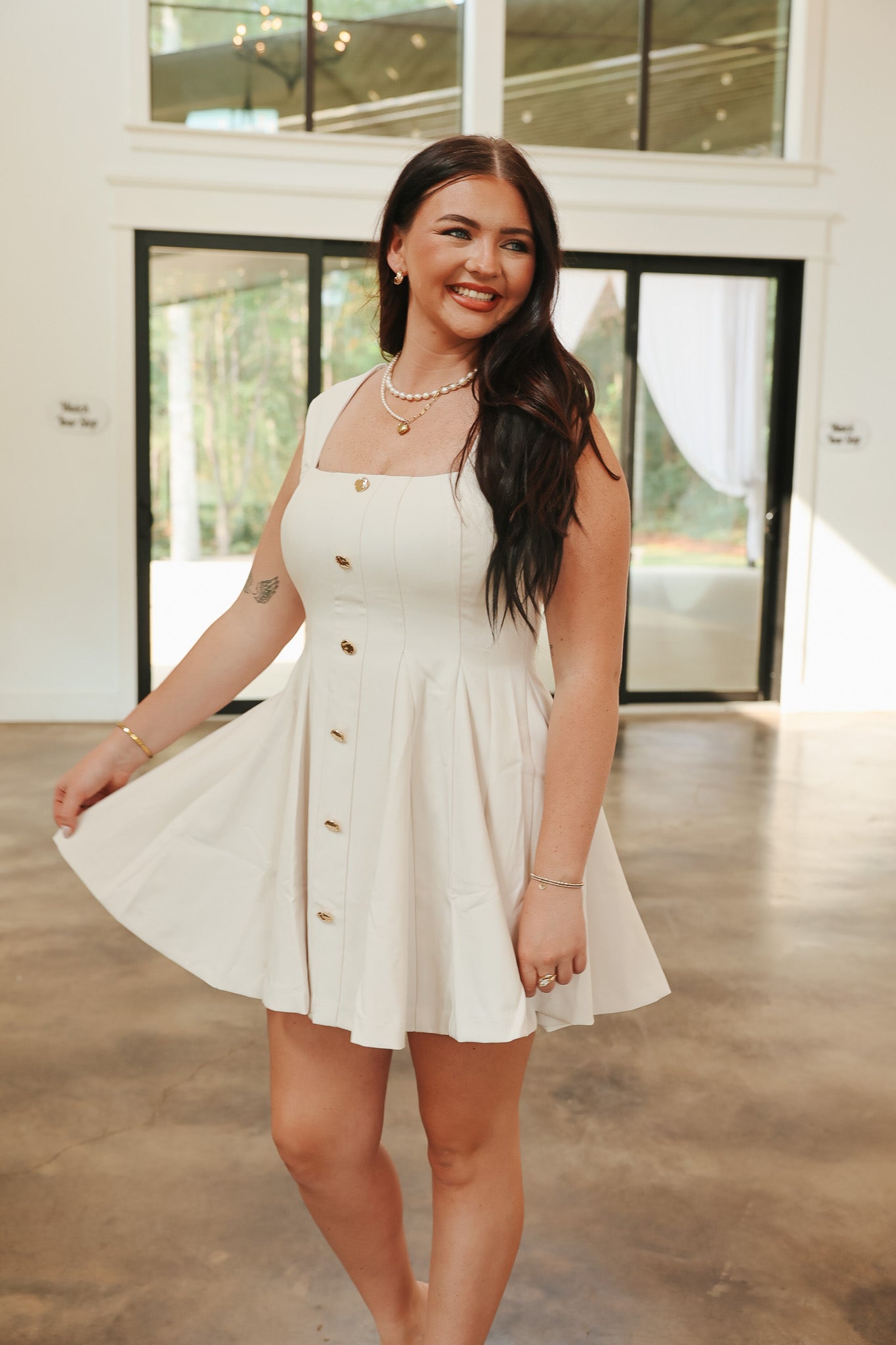 Ever So Sweet Cream Dress