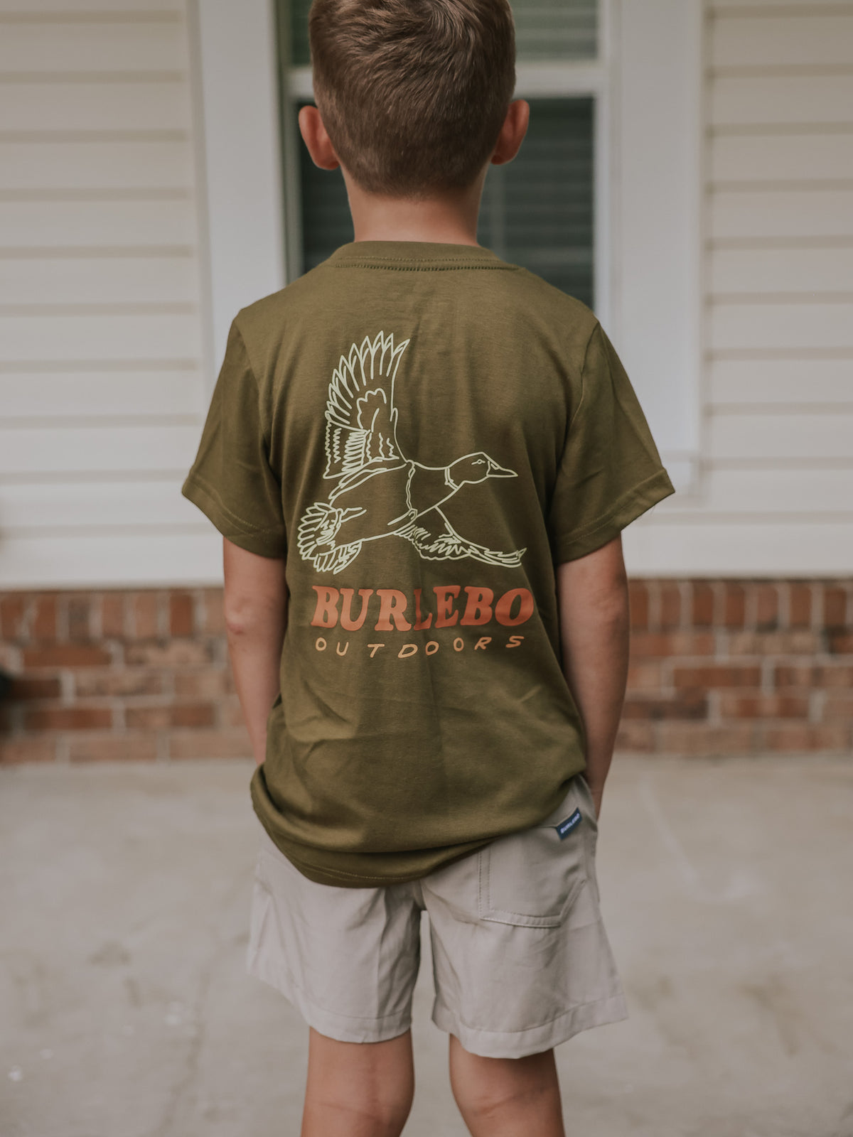 Burlebo | Toddler & Youth Duck Wild T-Shirt - Hunter Green