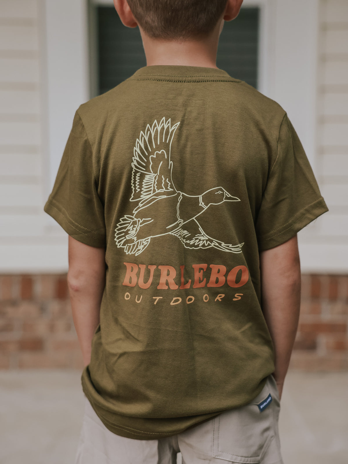 Burlebo | Toddler & Youth Duck Wild T-Shirt - Hunter Green