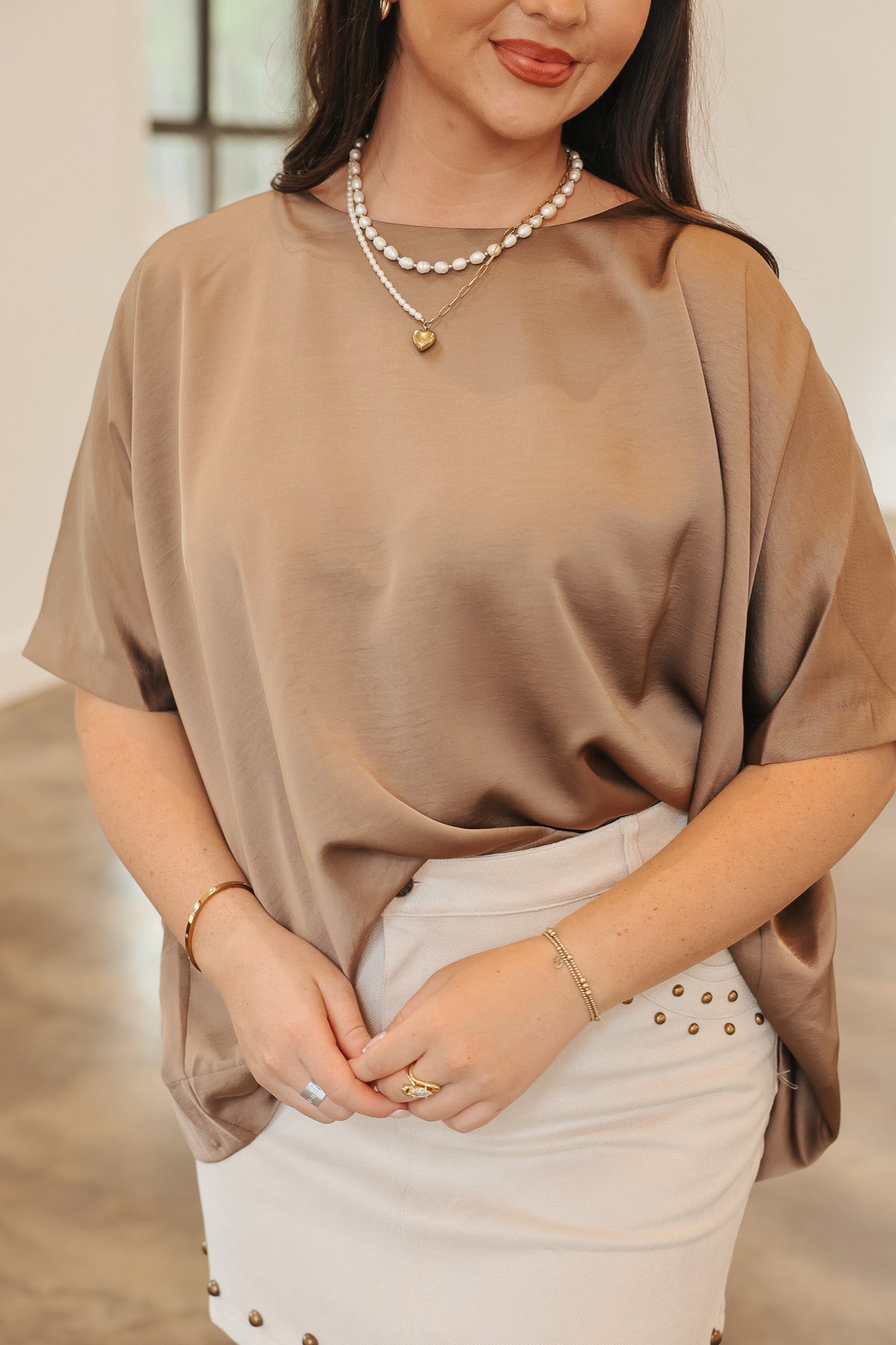 Eternal Elegance Mocha Top