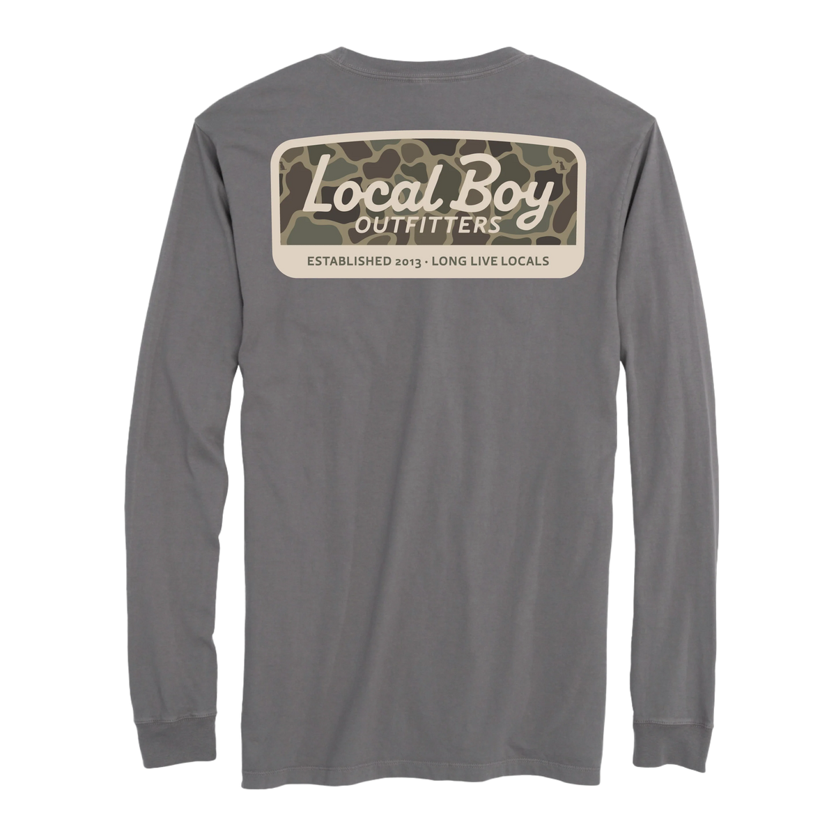 Local Boy | Brush Camo Mark Long Sleeve T-Shirt