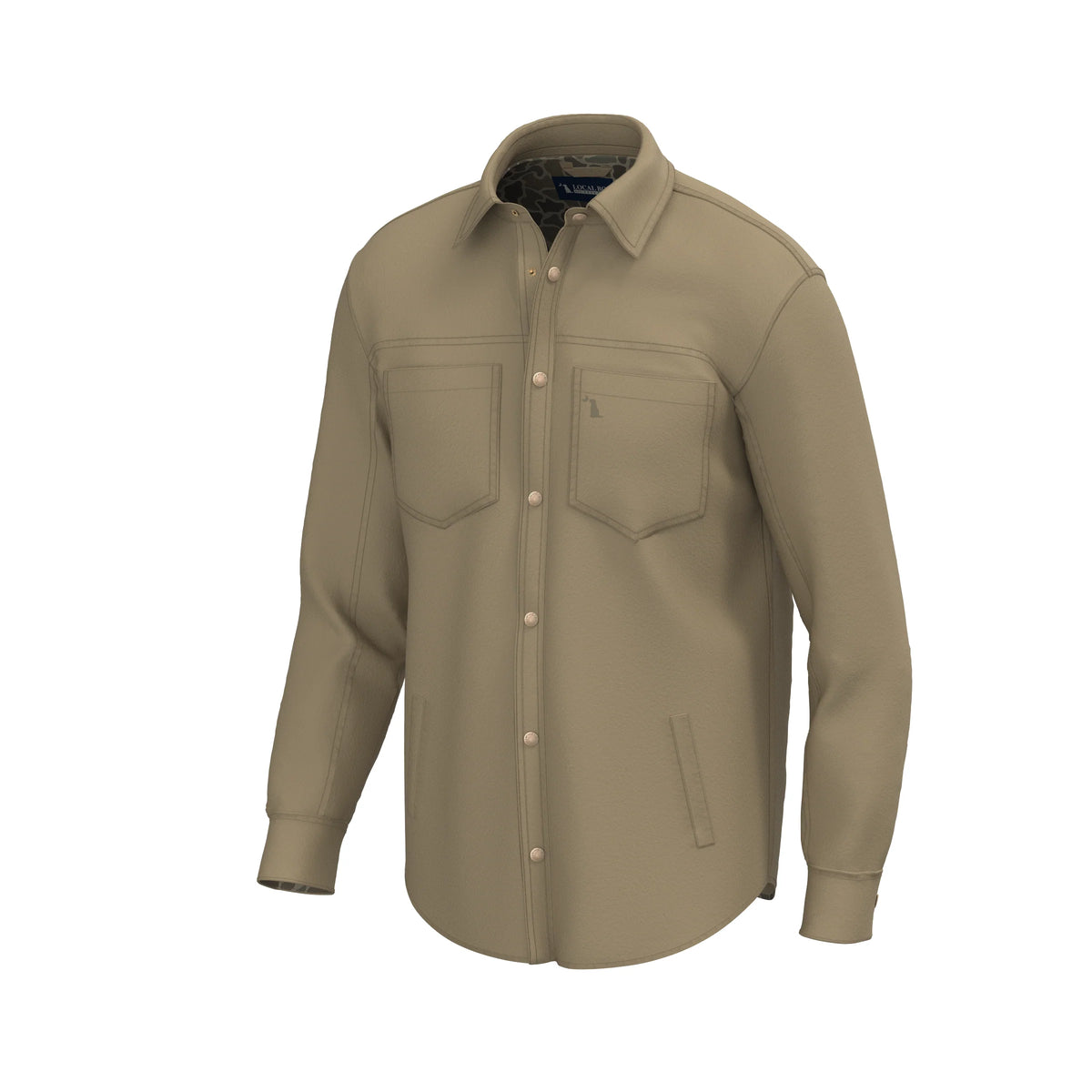 Local Boy | Sportsman Shacket in Beige