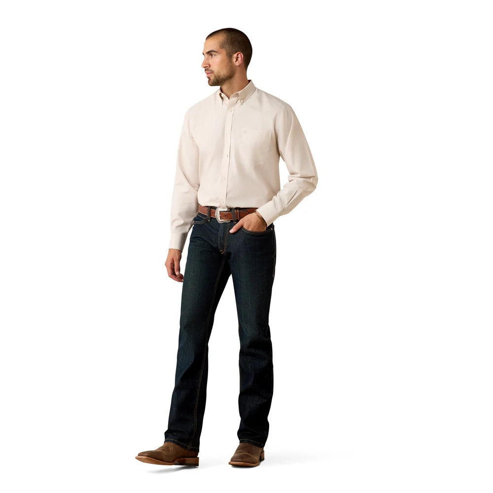 Ariat | Men's Wrinkle Free Classic Fit Shirt in Tan