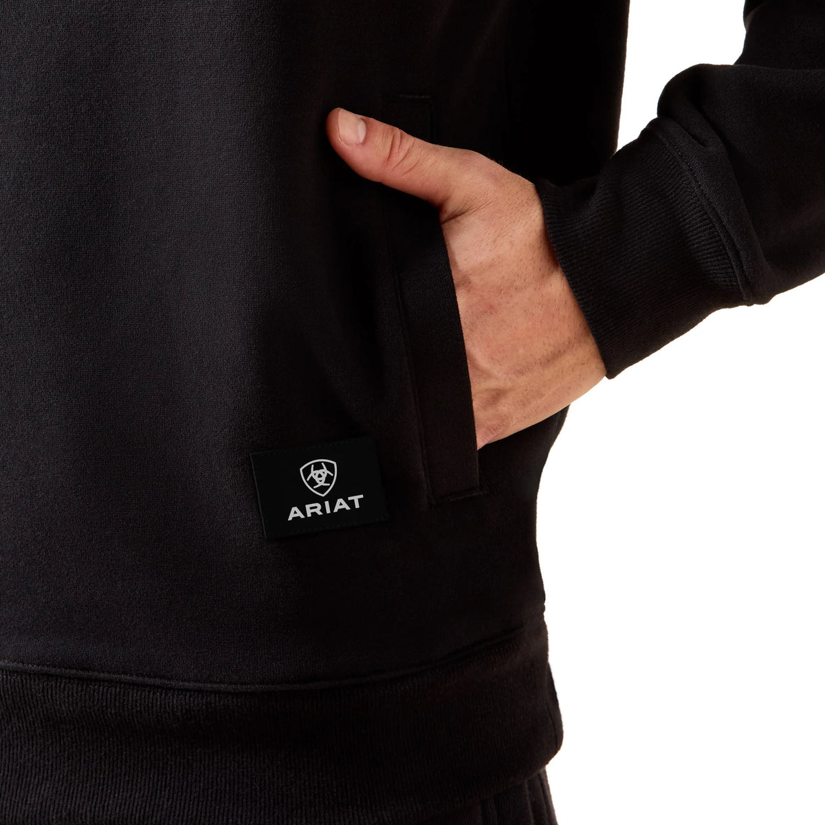 Ariat | Men's Core 1/4 Zip Sweatshirt - Black