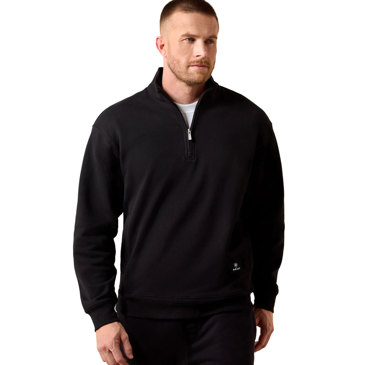 Ariat | Men's Core 1/4 Zip Sweatshirt - Black