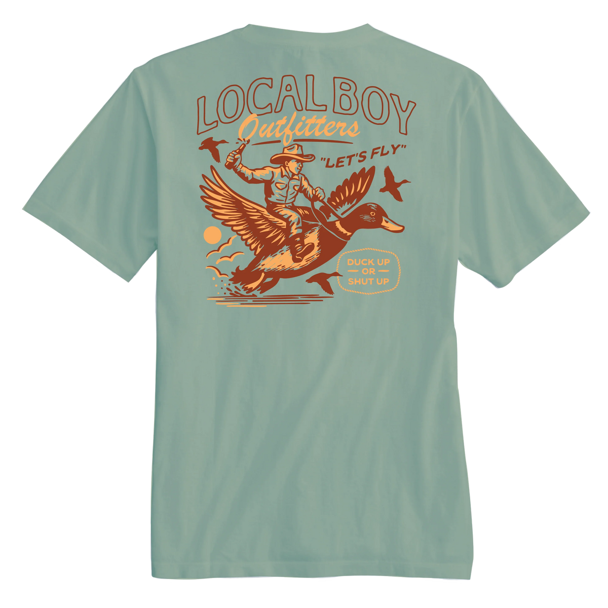 Local Boy | Duck Up T-Shirt in Bay