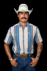 Ferrell The Harrison in Cream - Short Sleeve Snap Shirt