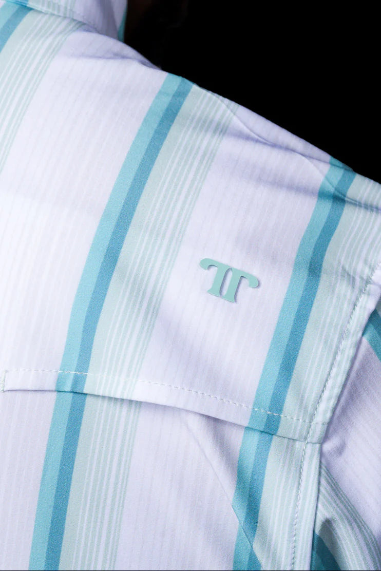 Ferrell The Tristan in Grey Green - Short Sleeve Pearl Snap Shirt