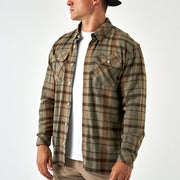 Men's Burlebo Flannel Shirt - Timber Brown