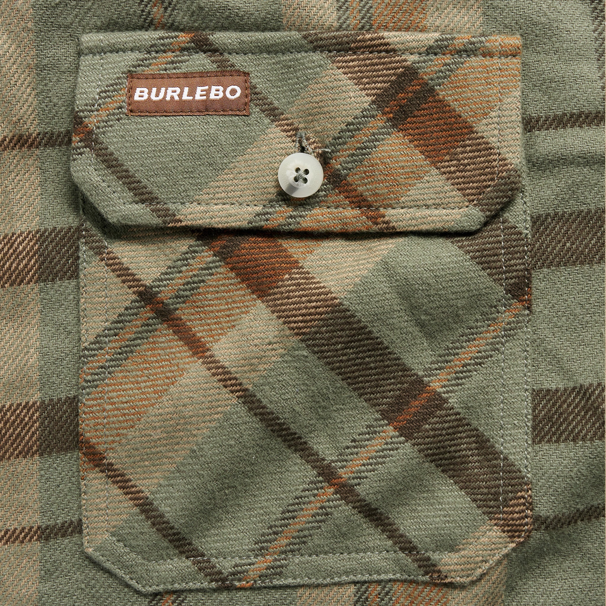Men's Burlebo Flannel Shirt - Timber Brown