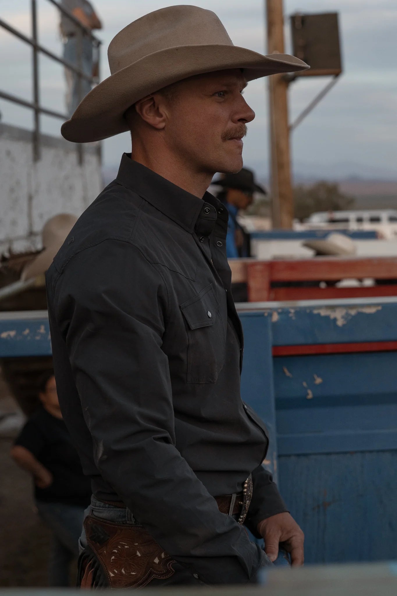 Ferrell CORE - Grey Long Sleeve Snap Shirt